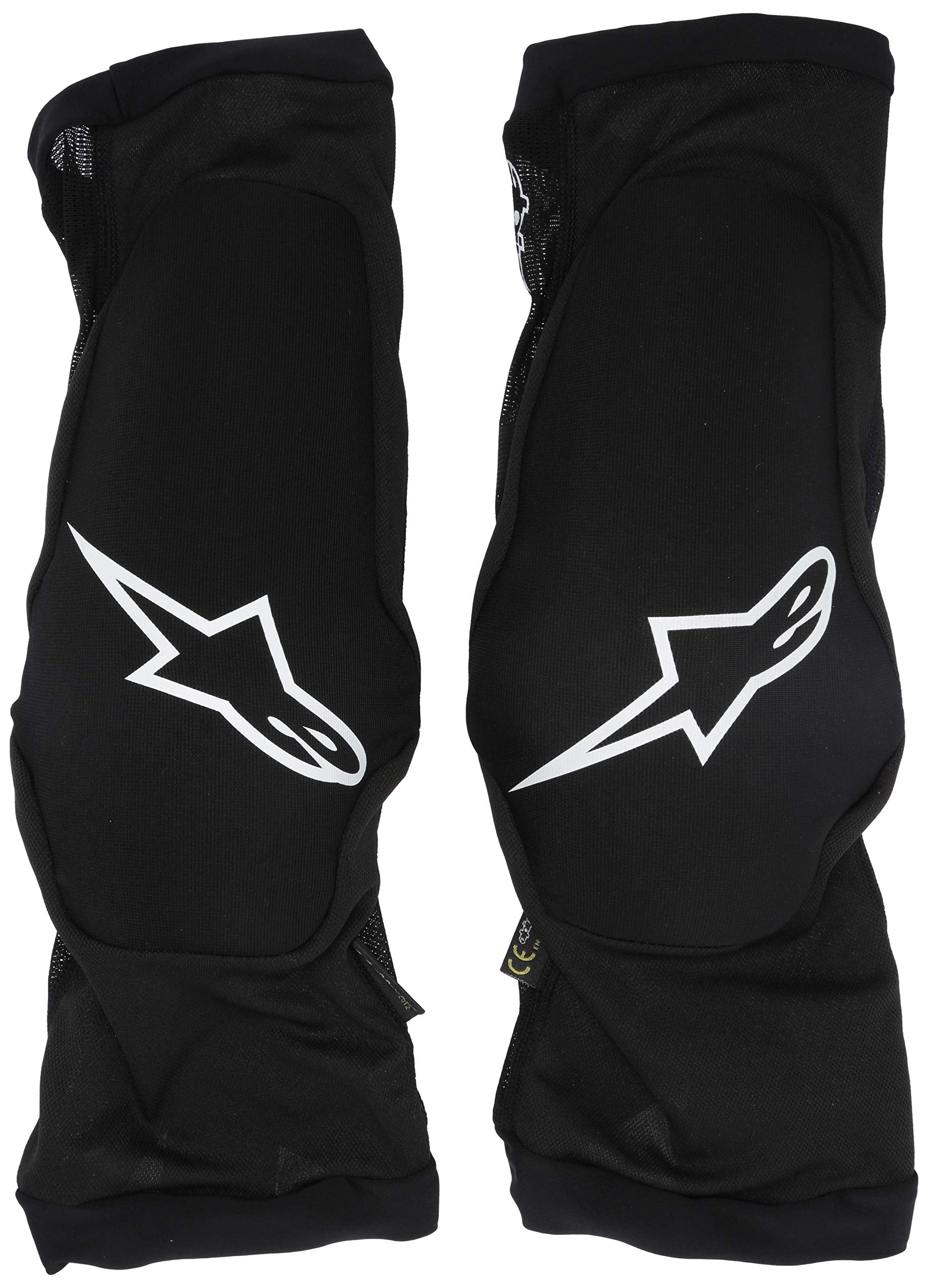 Alpinestars Mens Paragon Plus Knee Protector, Black White, Medium
