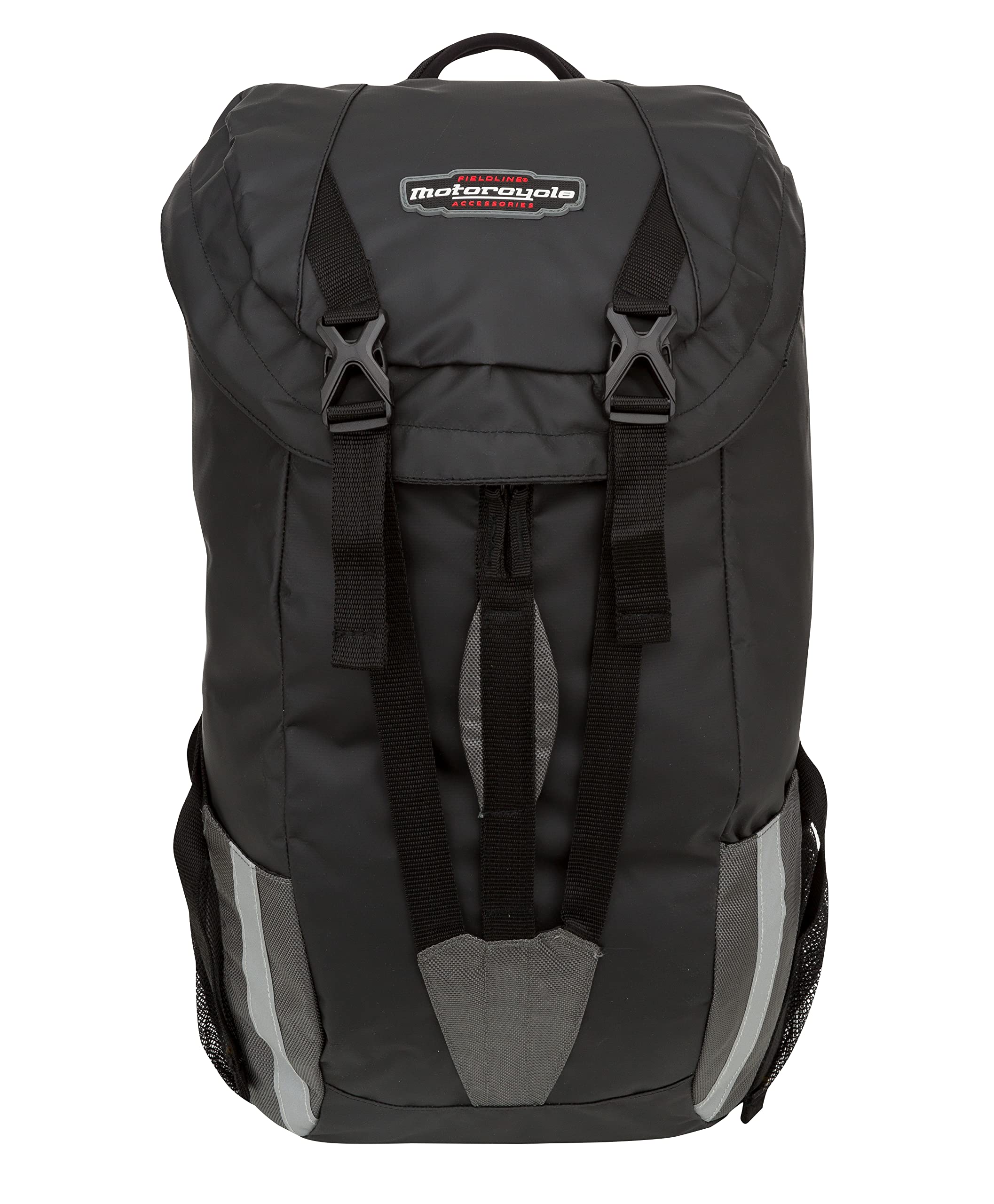 Fieldline Motorcycle Backpack - All Weather, Large, Black, Polyester, Model NB002FL-008, Compatible with Backrest and Sissy Bar
