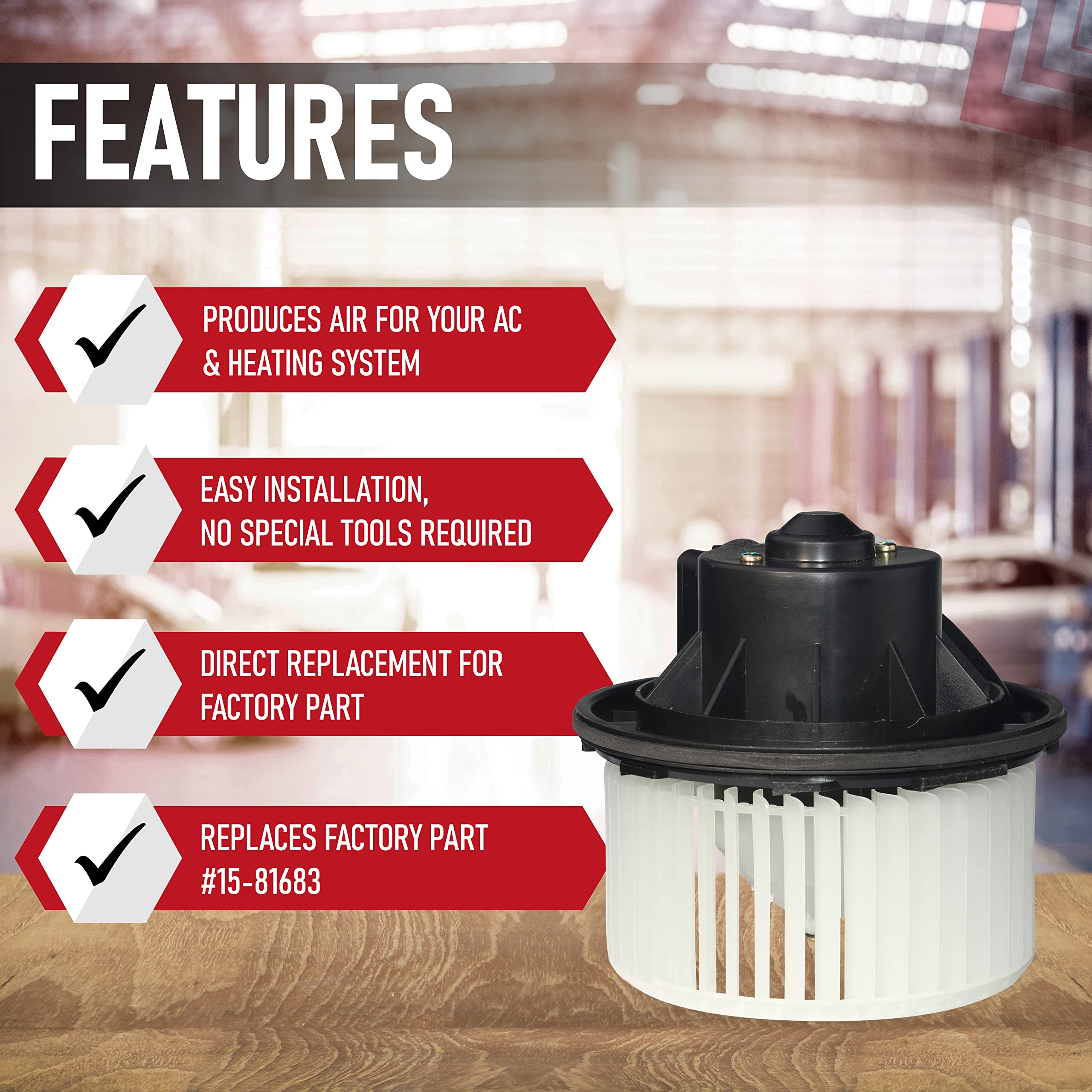 Ac Heater Blower Motor - Compatible With Chevy, Gmc & Other Gm Vehicles - Silverado, Tahoe, Avalanche, Suburban, Escalade, Sierr