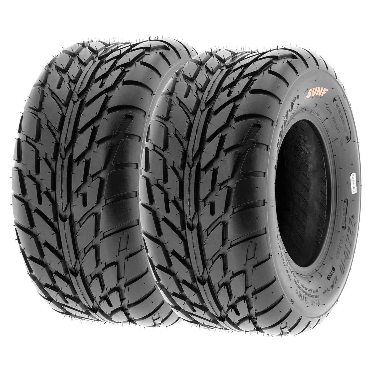 Sunf 20X10-10 Atv Utv Tire 20X10X10 Hardpack Race Sport 6 Pr A021 - Pair Of 2