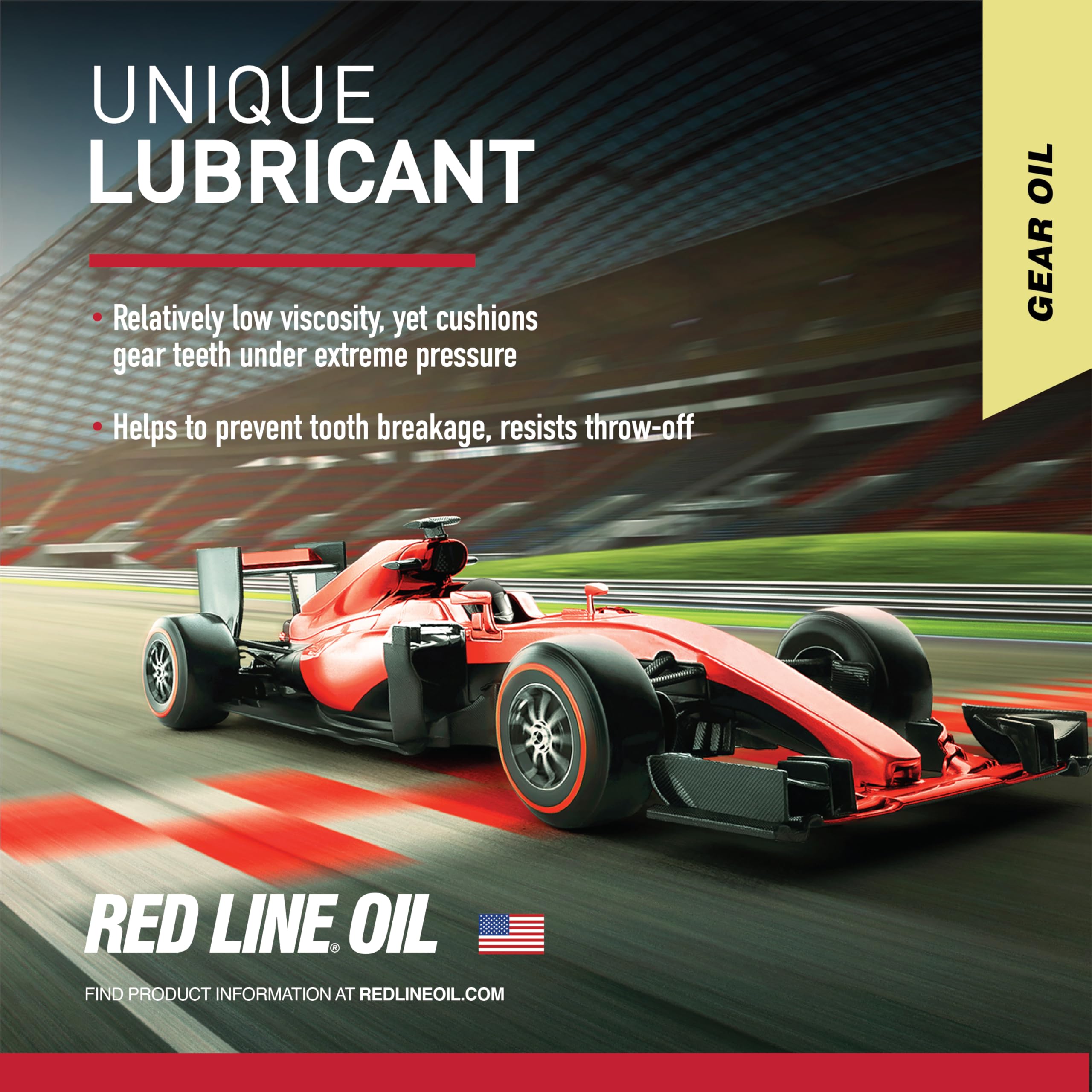 Red Line 58504 75W90 Full Synthetic Superlight Shockproof Gear Oil - 1 Quart