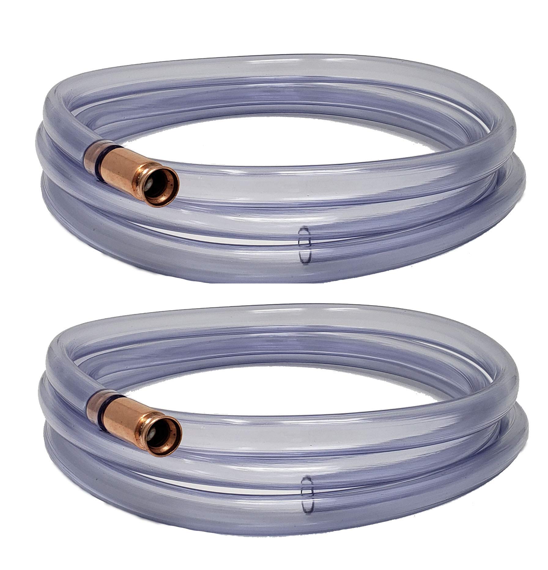 Self Priming Siphon Hose | Multipurpose Syphon Pump for Water, Liquids, Oil & Gas |- Aquarium Draining, Fuel Transfer | Crystal 