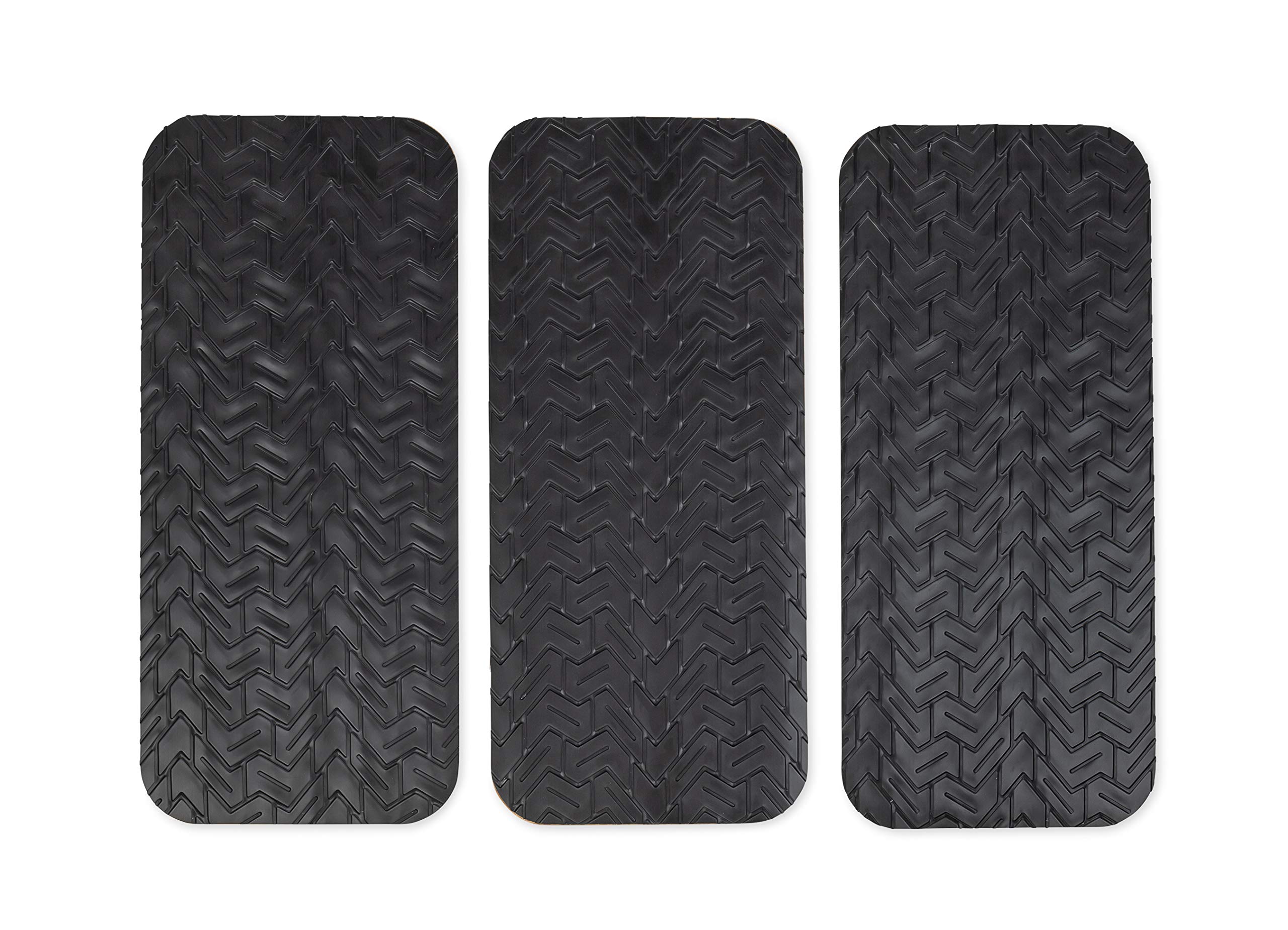 Camco 42970 RV Step Treads, 3 Pack - Provides Ideal Traction and Surface Protection for RV Steps and Cargo Ramps - Securely Adhe