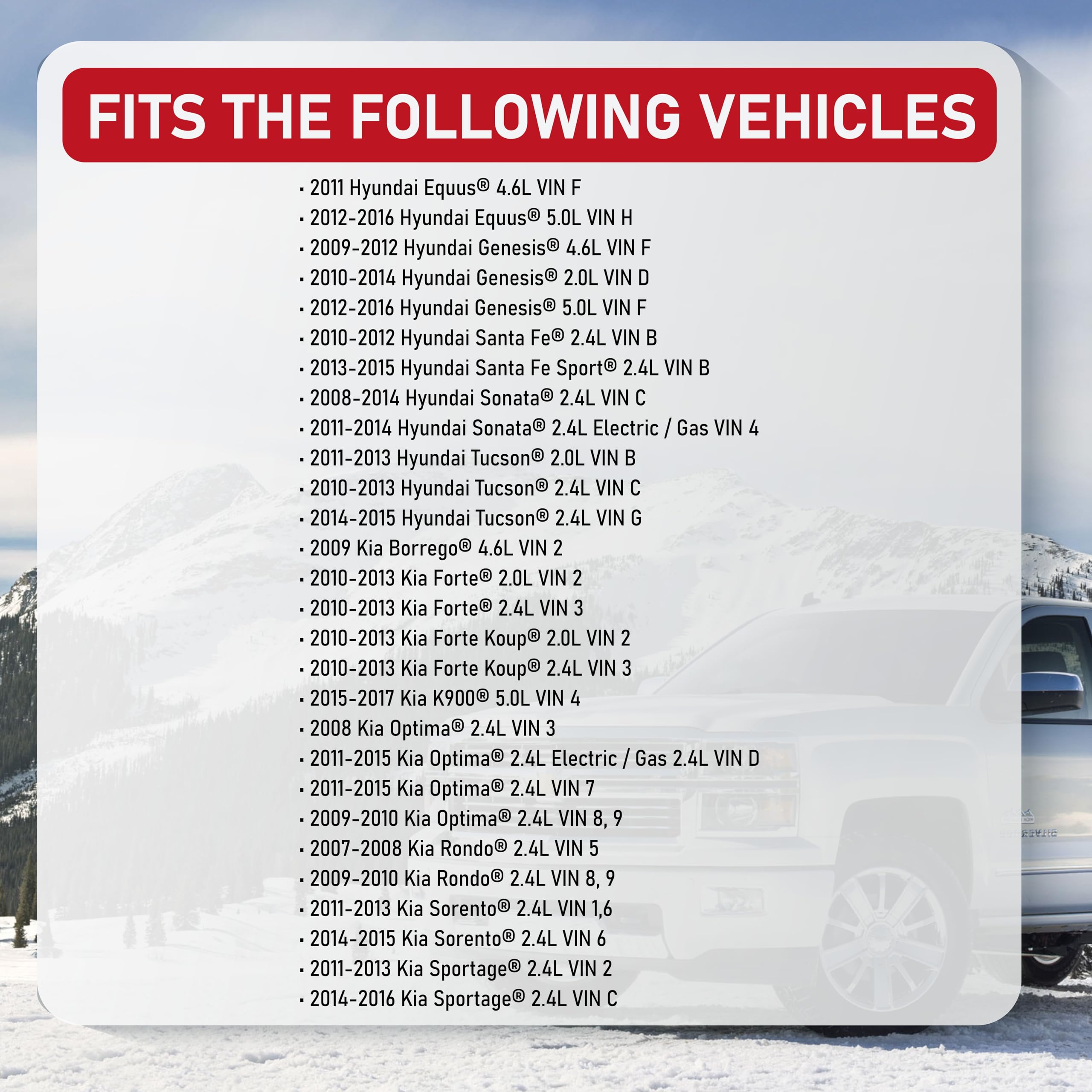 Ignition Coil Pack Set of 4 by AA Ignition - Compatible with Hyundai & Kia 2.0L, 2.4L, 4.6L 2008-2017 - Santa Fe, Sonata, Tucson