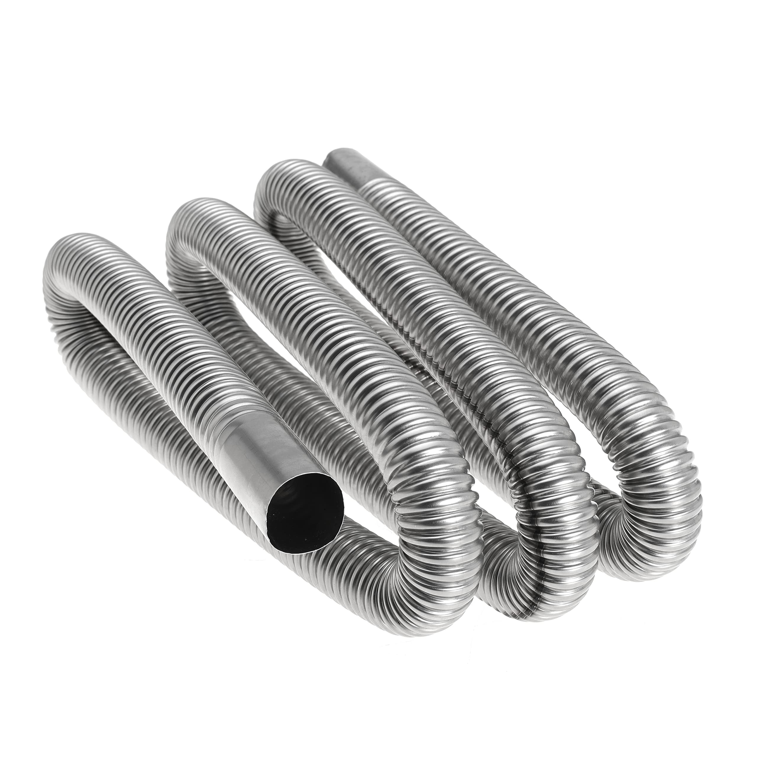 200cm 1 inch Heater Exhaust Pipe Generator Exhaust Extension Fuel Tank Gas Vent Hose with Clamps