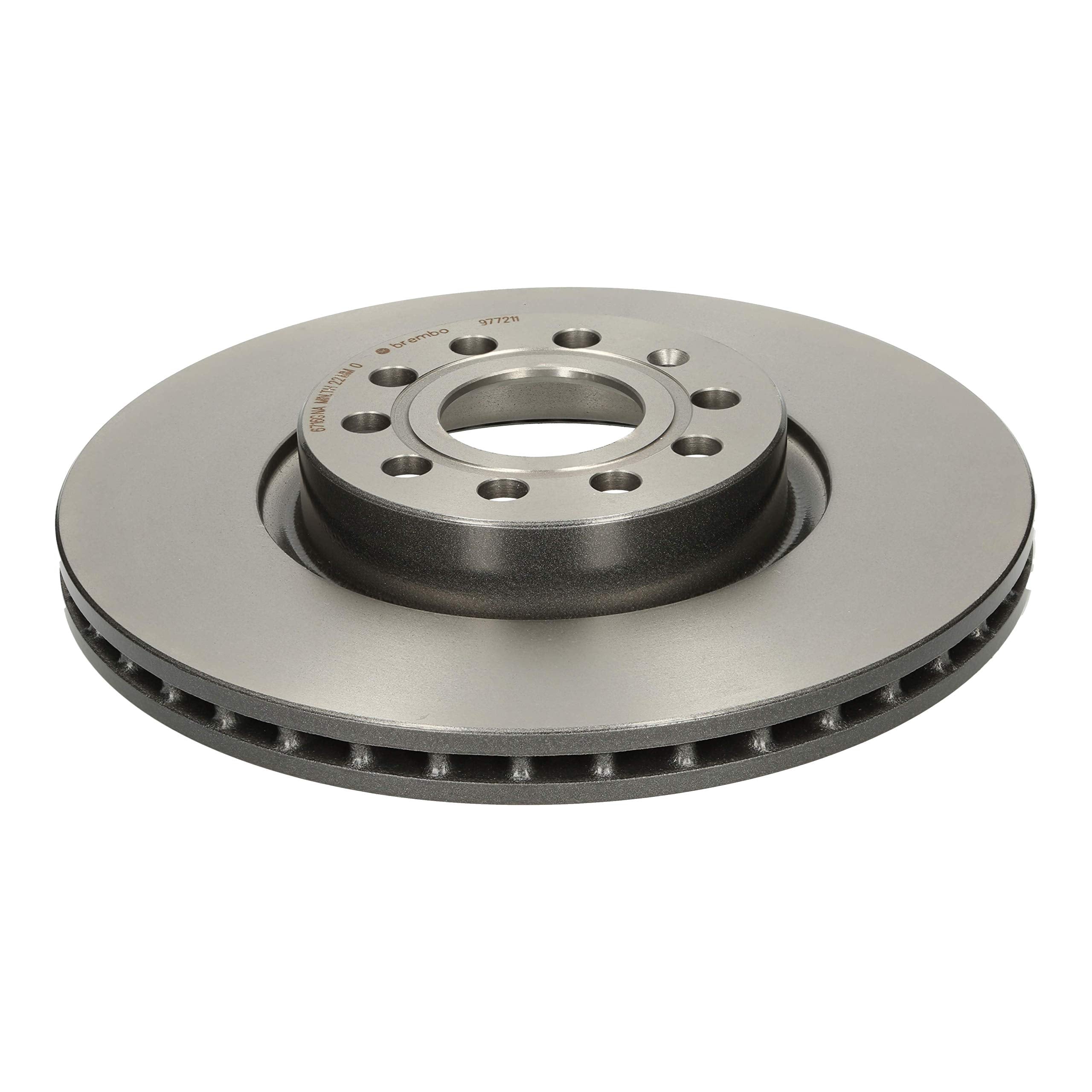 Brembo 09.9772.11 Uv Coated Vented Front Brake Rotor Audi/Audi (Faw)/Cupra/Seat/Skoda/Skoda (Svw)/Vw/Vw (Faw)/Vw (Svw) Oe# 1K0615301Aa