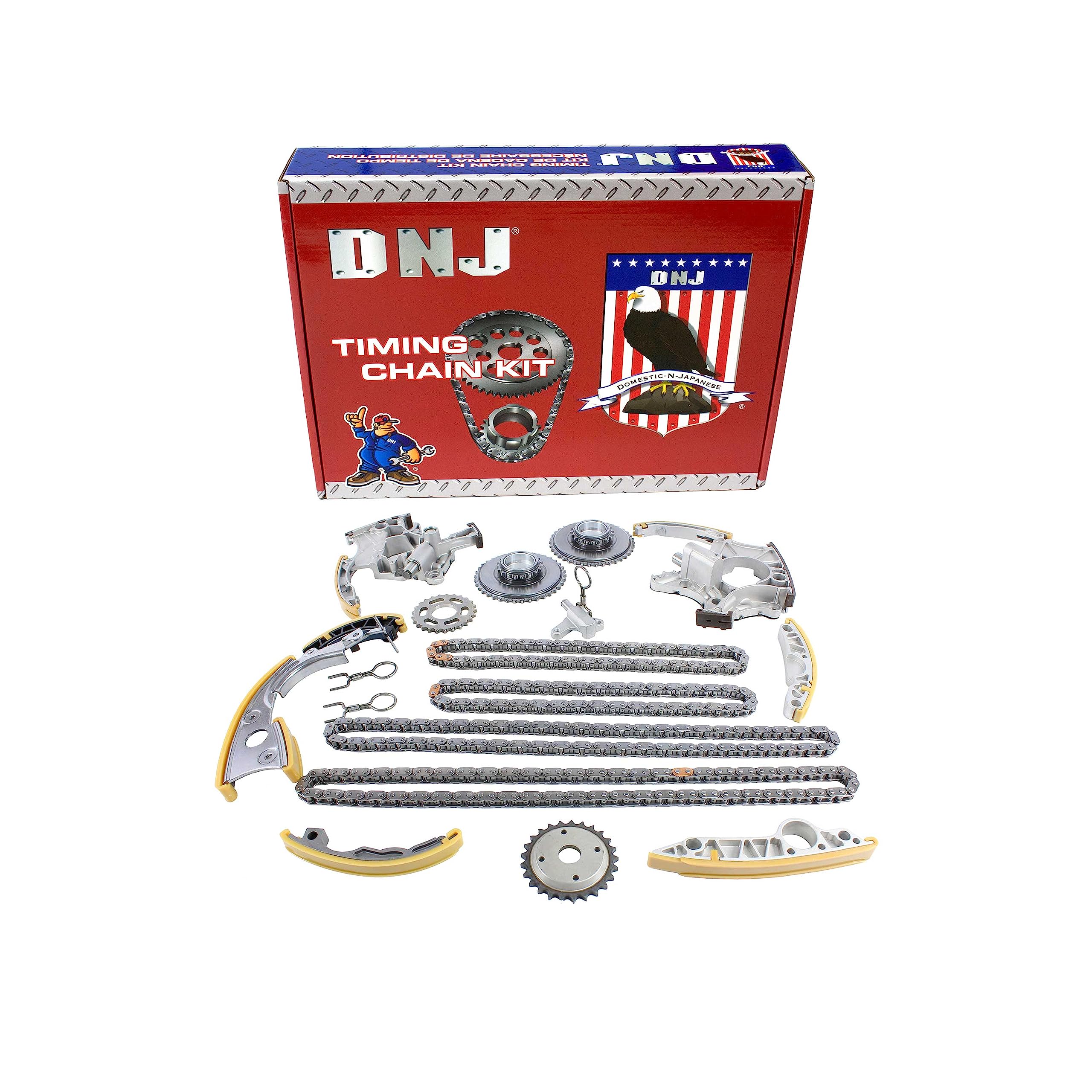 Dnj Tk814 Timing Chain Kit For 2005-2009 / Audi / A4, A4 Quattro, A6, A6 Quattro / 3.2L / Dohc / V6 / 24V / 3123Cc / Bkh