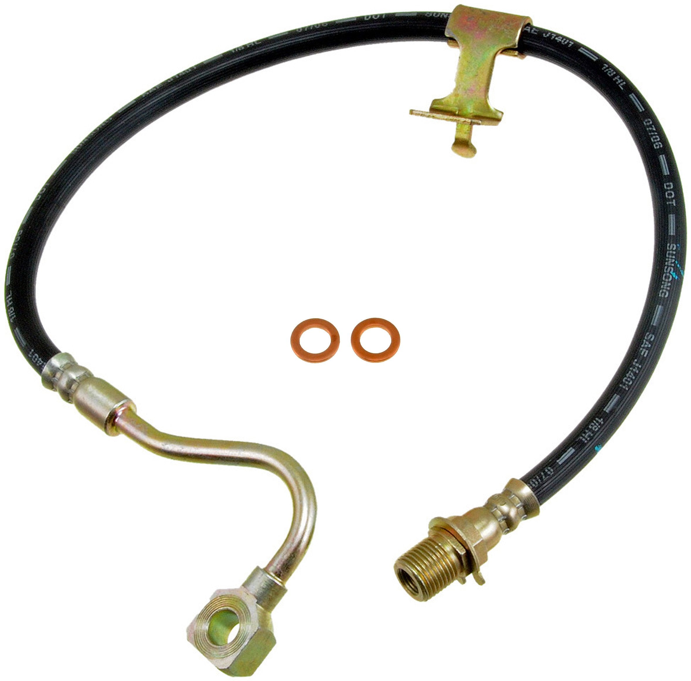 Dorman H36954 Front Driver Side Brake Hydraulic Hose Compatible With Select Chevrolet / Gmc Models