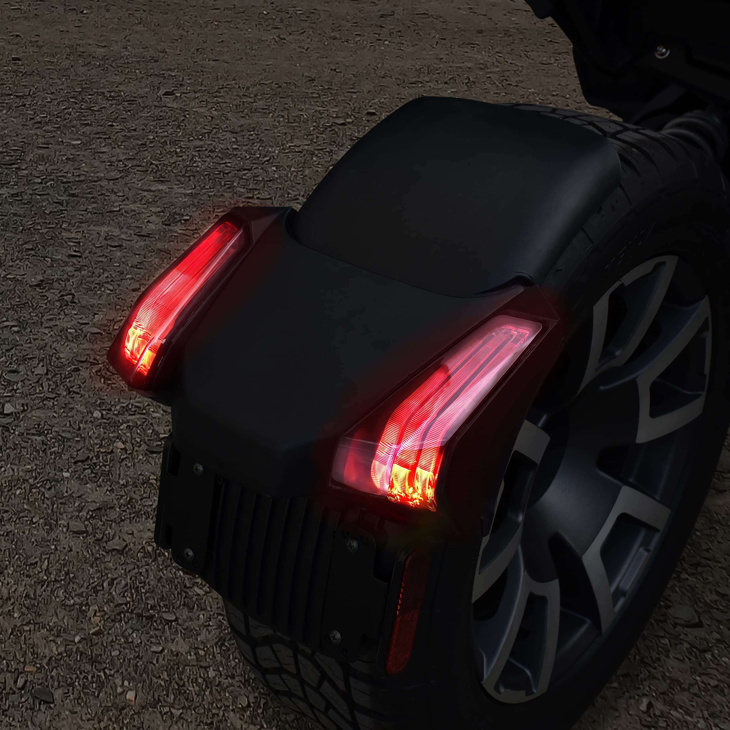 SAUTVS LED Taillights for Can Am Ryker 600 900, LED Smoked Black Tail Light Brake Light Taillight for Can-Am Ryker 600 900 & Ryk