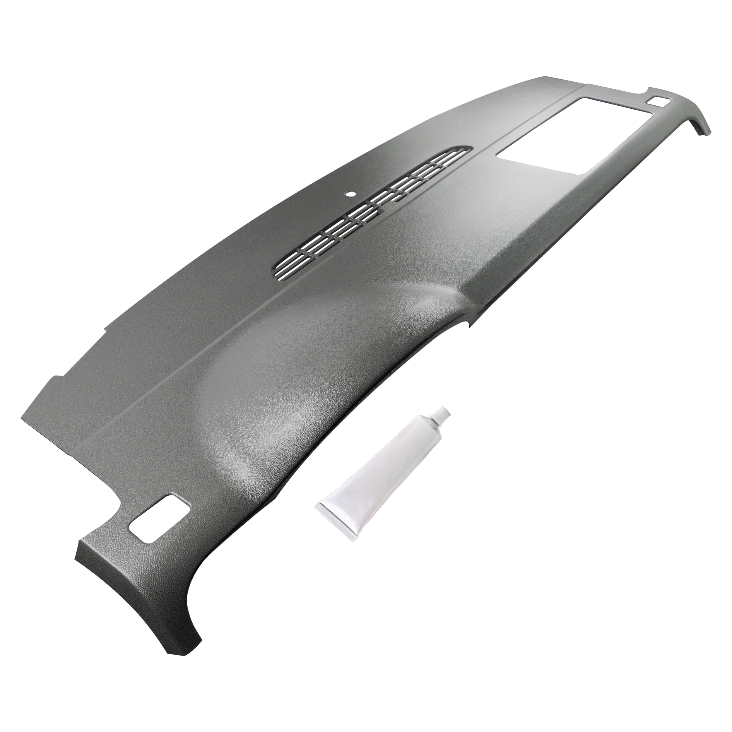 DashSkin Dash Cover Cap Compatible with 2007-2014 Tahoe Suburban Yukon Avalanche w o Dash Speaker in Dark Titanium (Fits Single 