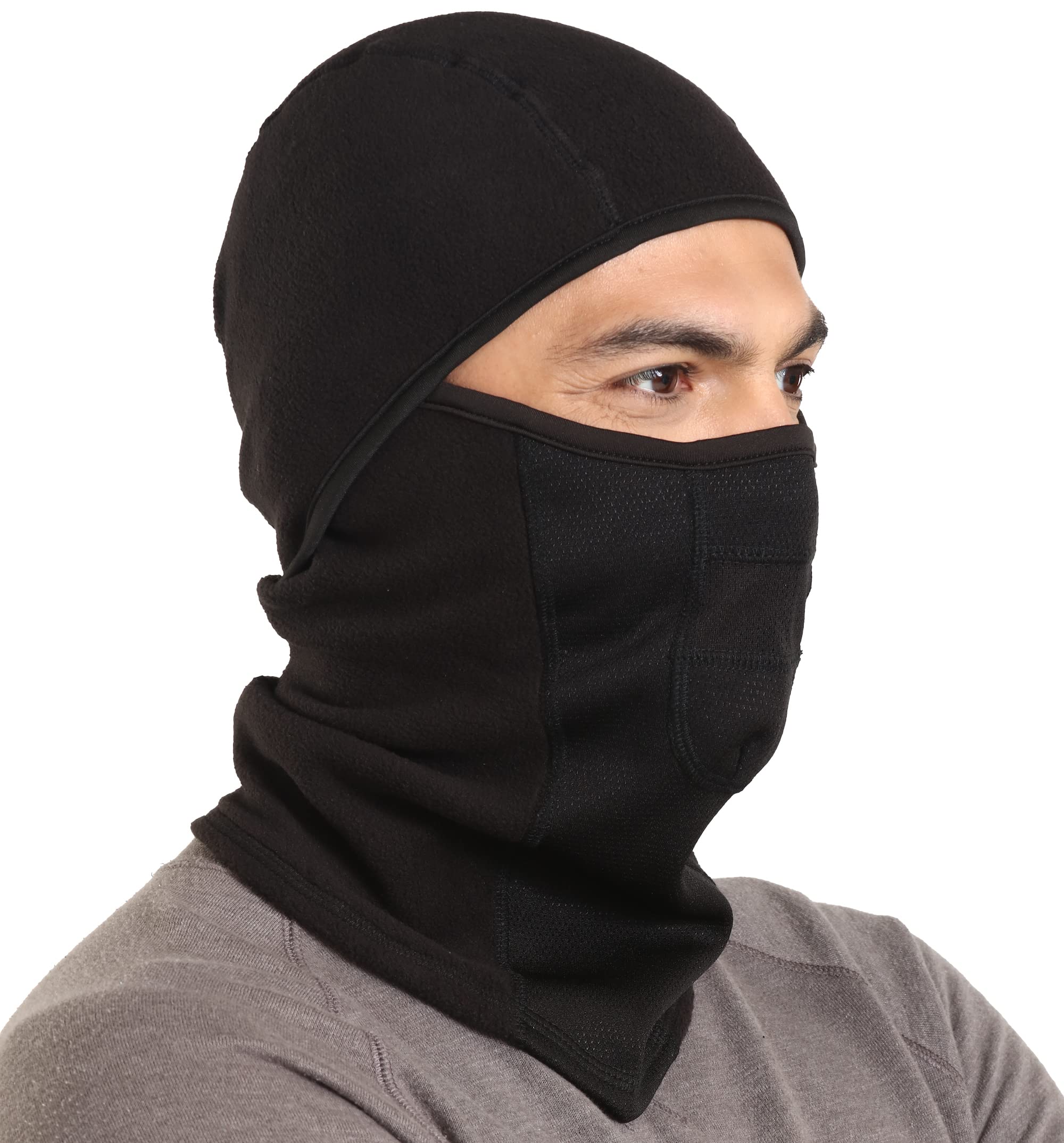 Tough Headwear Full Face Mask For Cold Weather,Mens Balaclava Face Warmer- Winter Fleece Ski Masks Motorcycle & Construction