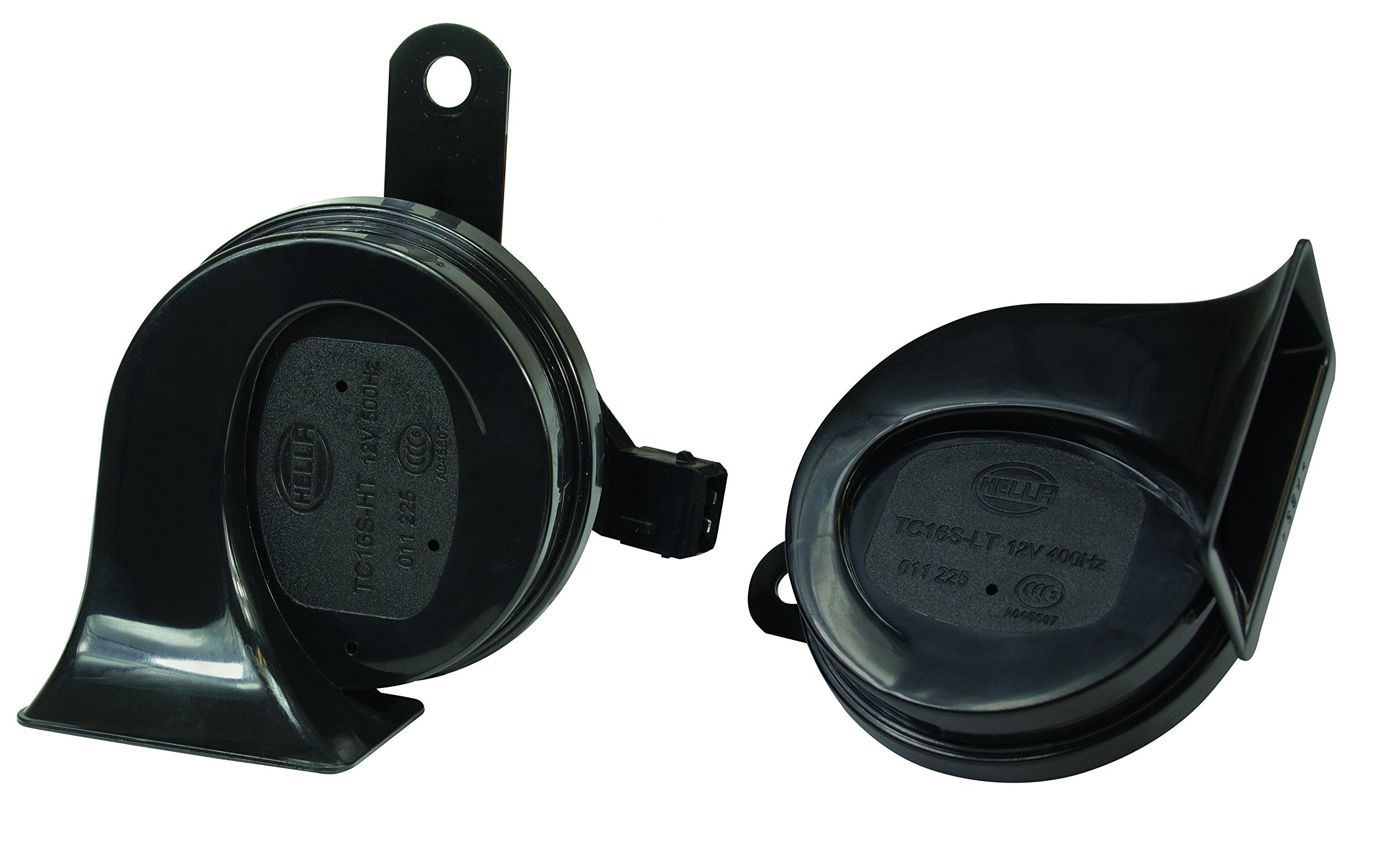 Hella 012010891 Black 12V Bx Trumpet Horn Kit (Peugeot)