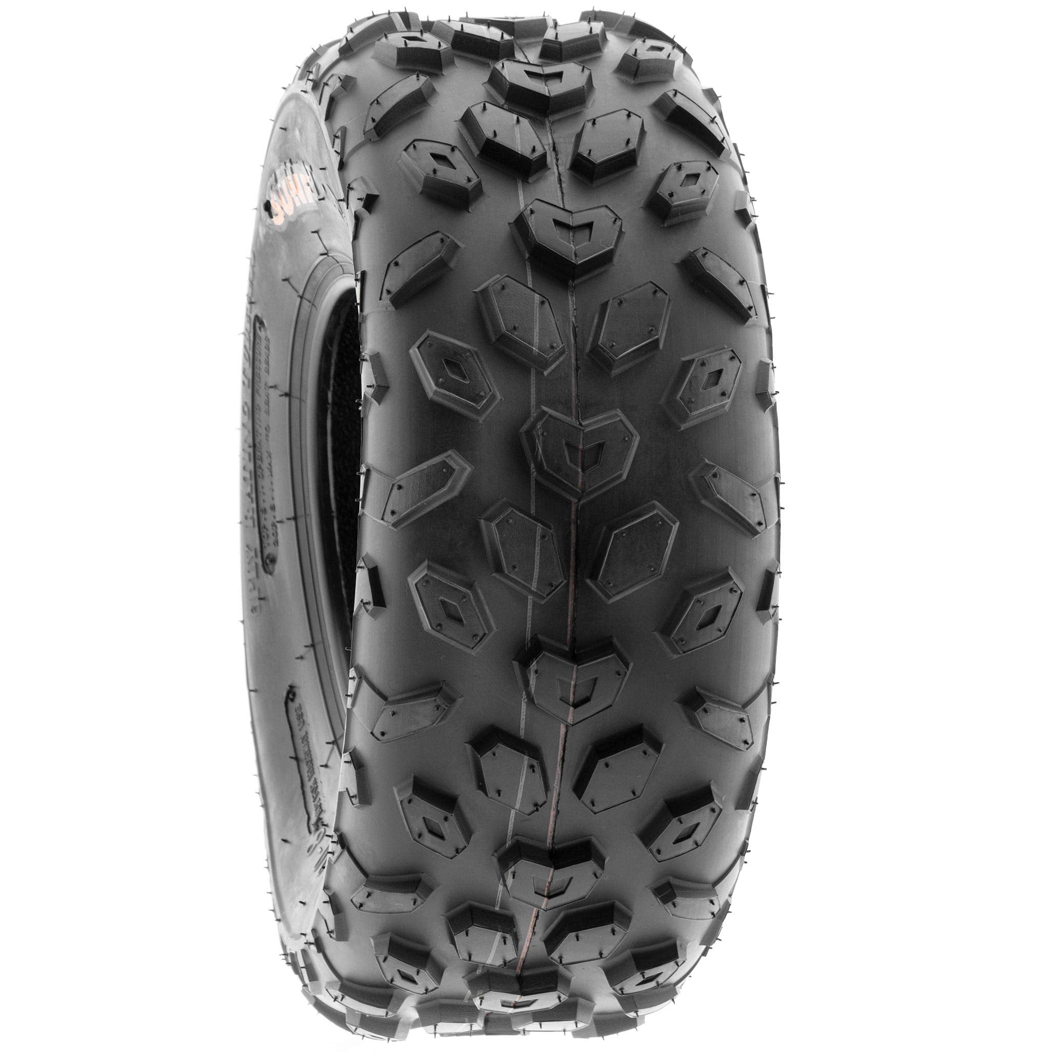 SunF 19x7-8 19x7x8 Light Weight ATV UTV Knobby Tire 6 PR A014 - SET of 4