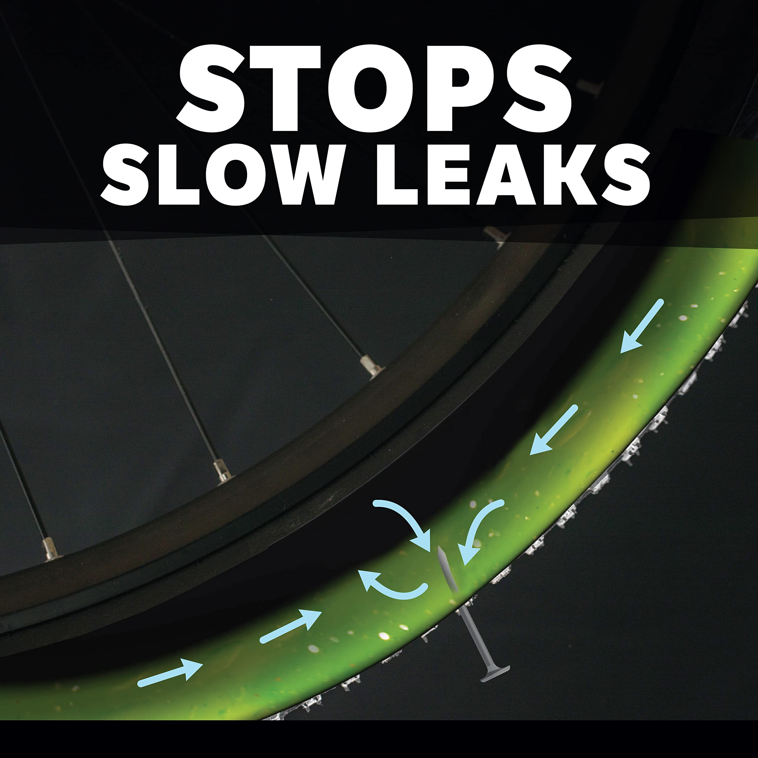 Slime 10004-6Pk Dirt Bike Tube Puncture Repair Sealant, Prevent And Repair, Suitable For All Dirt Bikes With Tubes, Non-Toxic, E