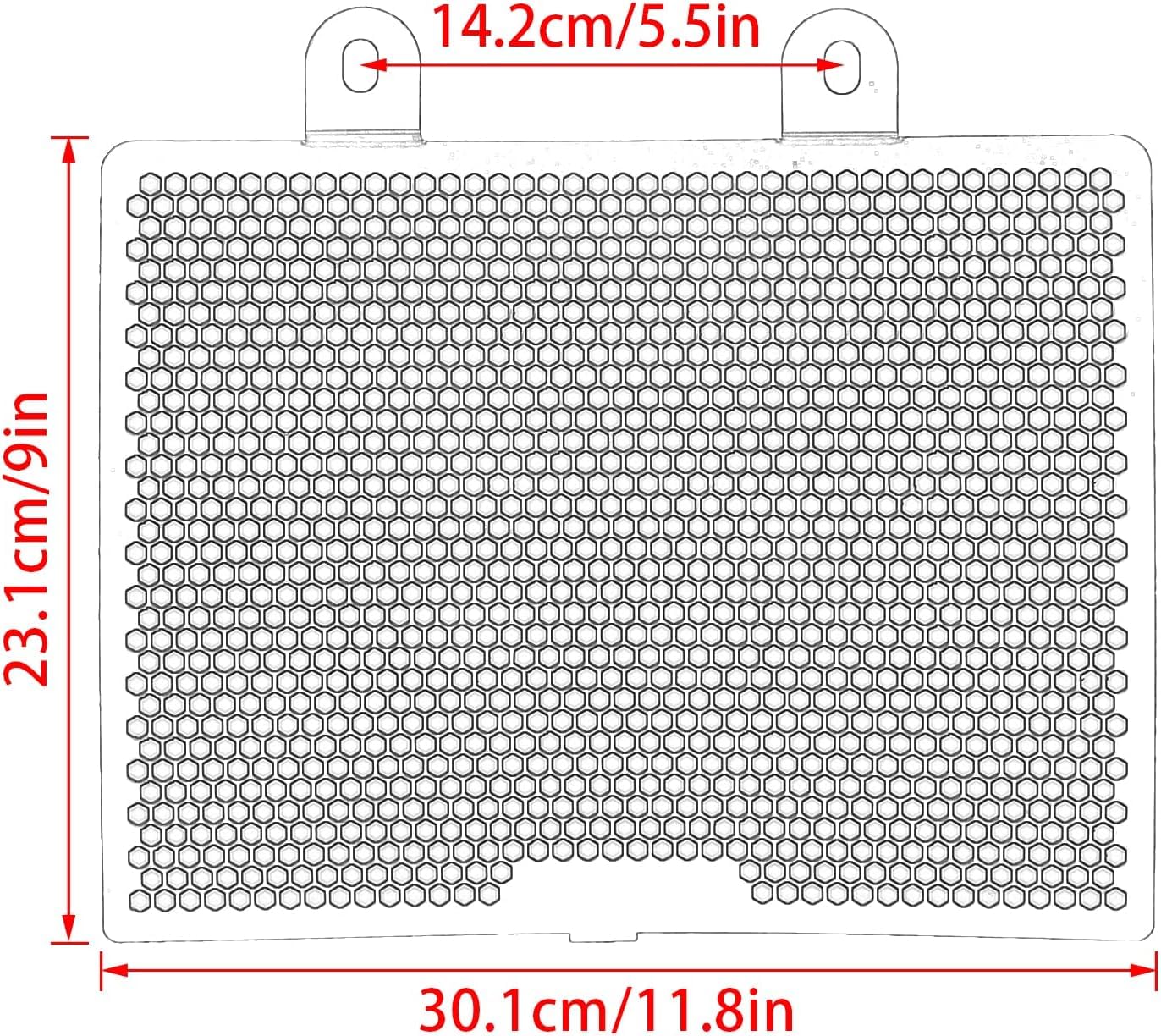 Worldmotop Motorcycle Radiator Guard Compatible with Harley Nightster 975 RH 975 RH975 2021 2022 2023 2024 Aluminum Radiator Gri