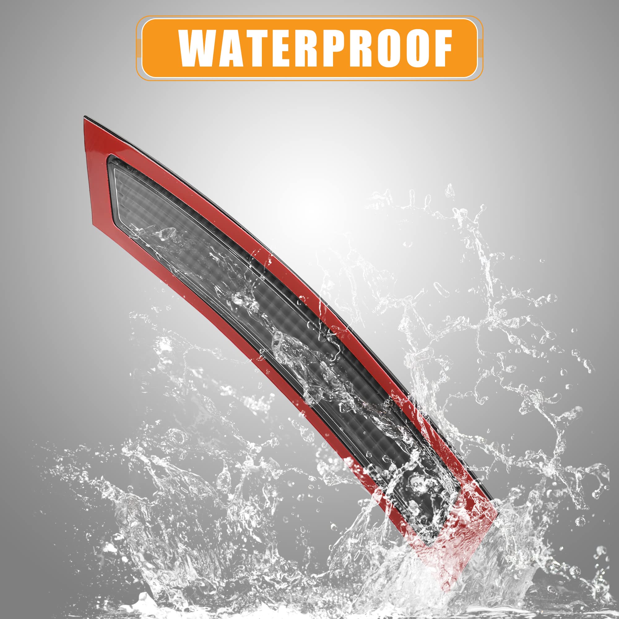 X AUTOHAUX Pair Front Bumper Reflector Side Marker 63147162313 63147162314 for BMW E92 E93 2007 2008 2009 2010 2011 2012 Replace