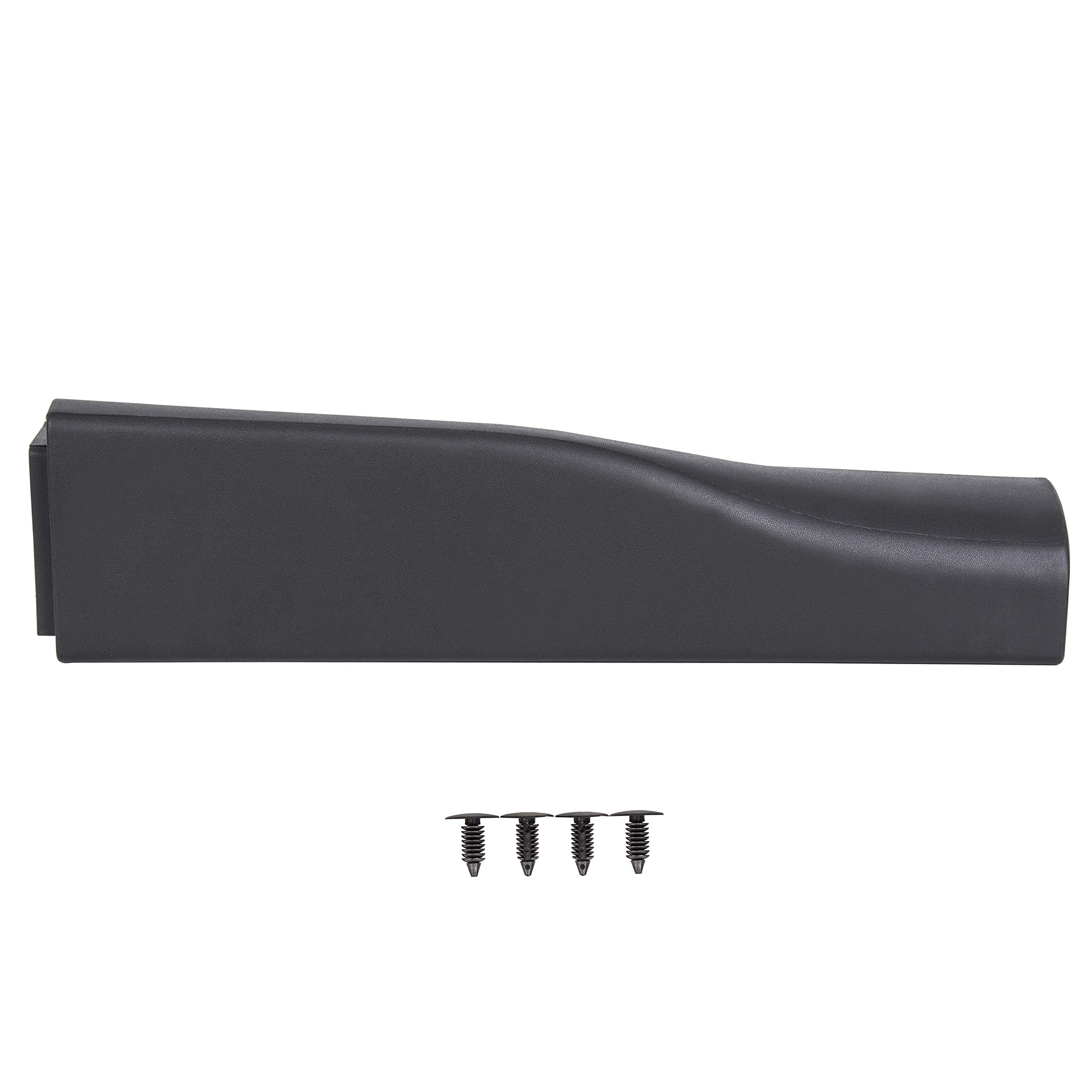 ECOTRIC Tailgate Cap Compatible with 2008-2016 Ford Super Duty F250 F350 F450 F550 Replacement for 8C3Z9941019AA FO1904118 with Flex Step Flexible Molding Trim Left (Integrated Step)