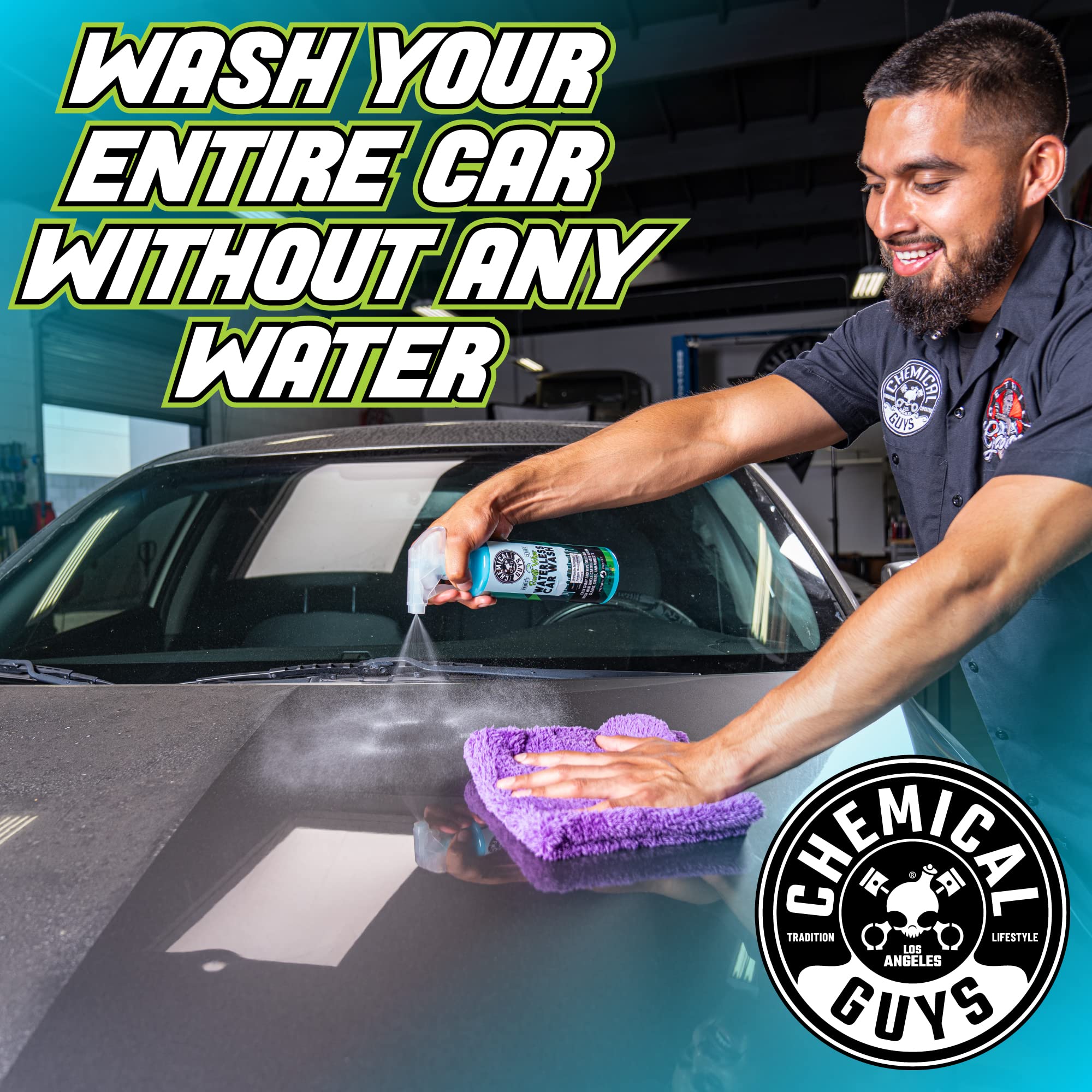 Chemical Guys Cws209 Swift Wipe Sprayable Waterless Car Wash, Easily Clean - Just Spray & Wipe, Safe For Cars, Trucks, Motorcycles, Rvs & More, 128 Fl Oz (1 Gallon)