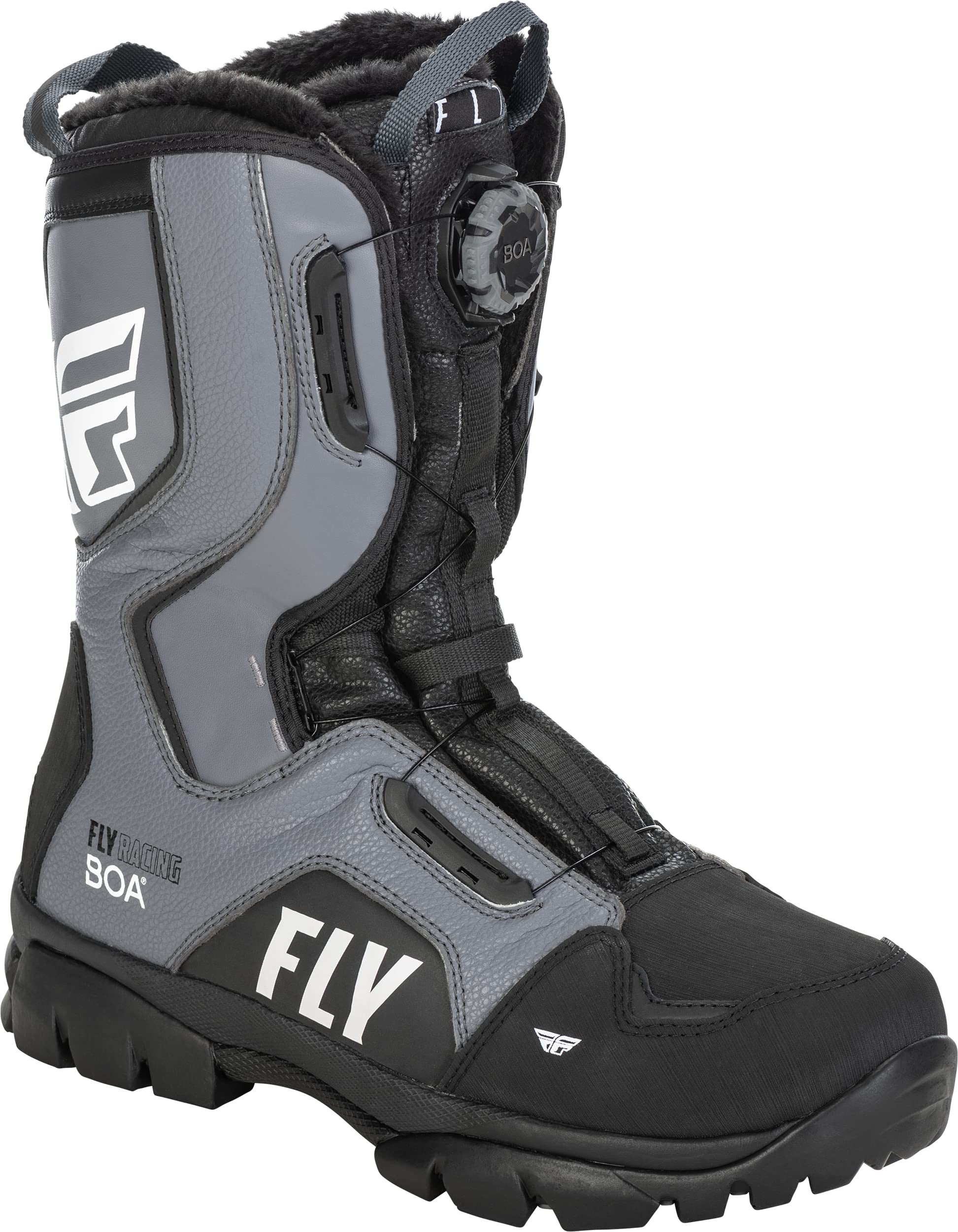 Fly Racing Marker BOA Snow Boot (Black/Grey, 11)