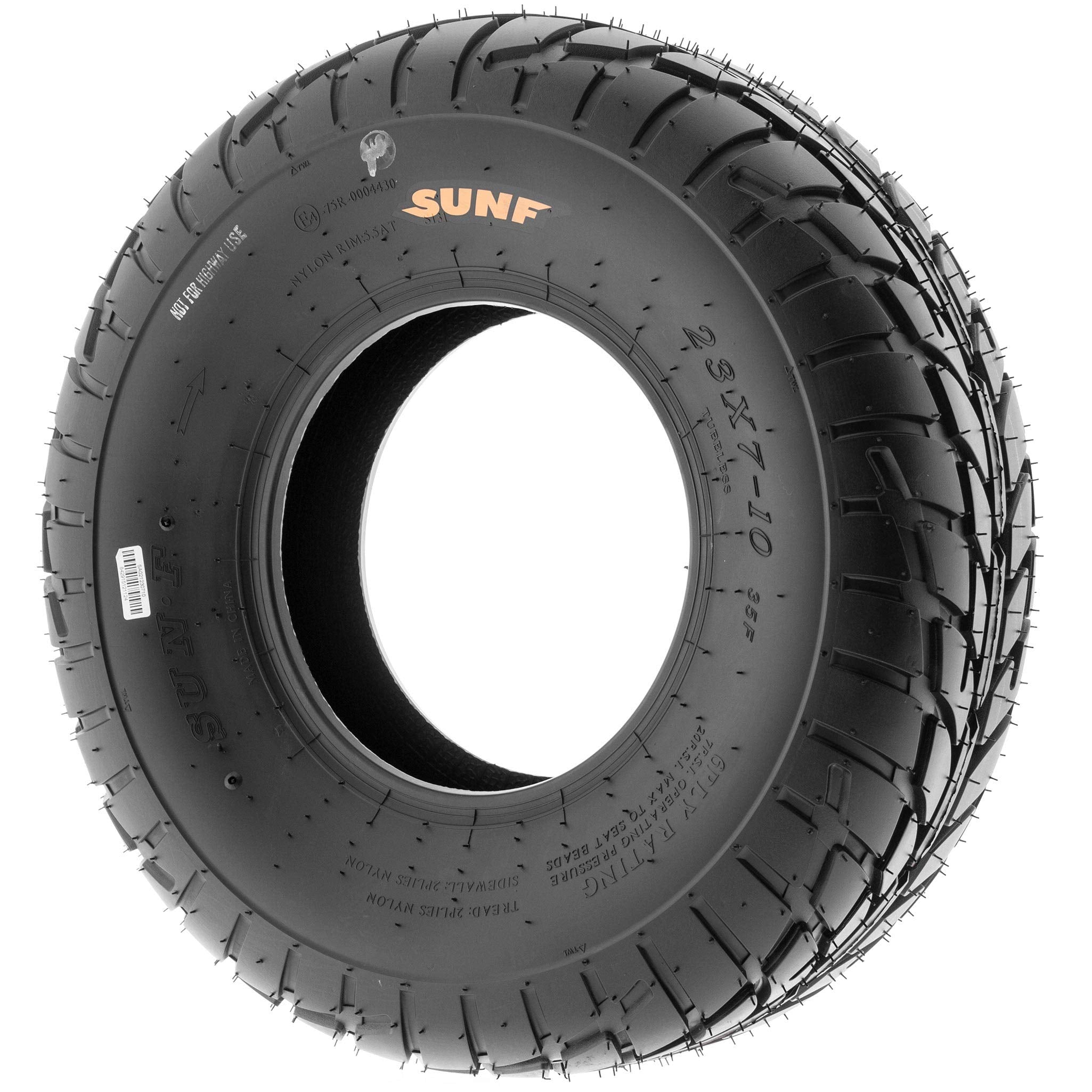 SunF A021 TT Sport ATV UTV Dirt Track & Flat Track Tire 20x7-8, 6 PR, Tubeless