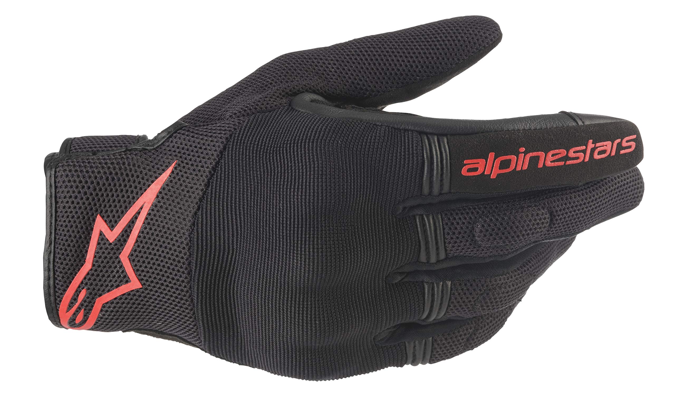 Alpinestars Mens Copper Motorcyle Riding Glove, Black/Red, M