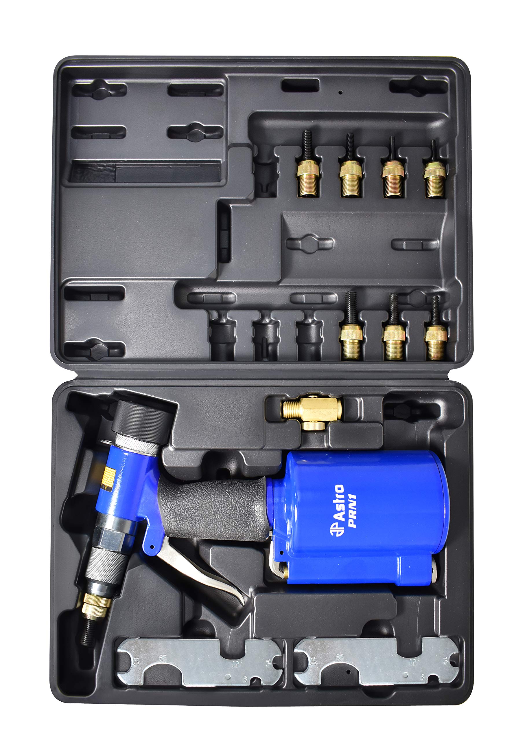 Astro Pneumatic Tool Prn1 3/8 Capacity Pneumatic Rivet Nut Setting Kit - Metric & Sae