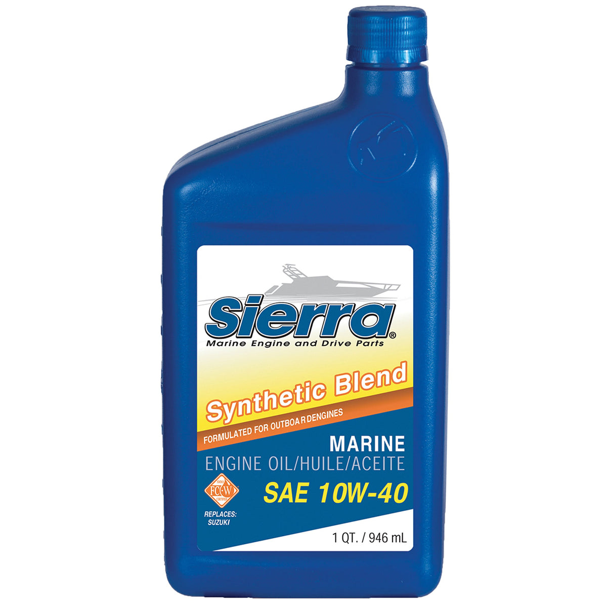 Sierra 18-9551-2 10W-40 Synthetic Blend Engine Oil - 1 Quart