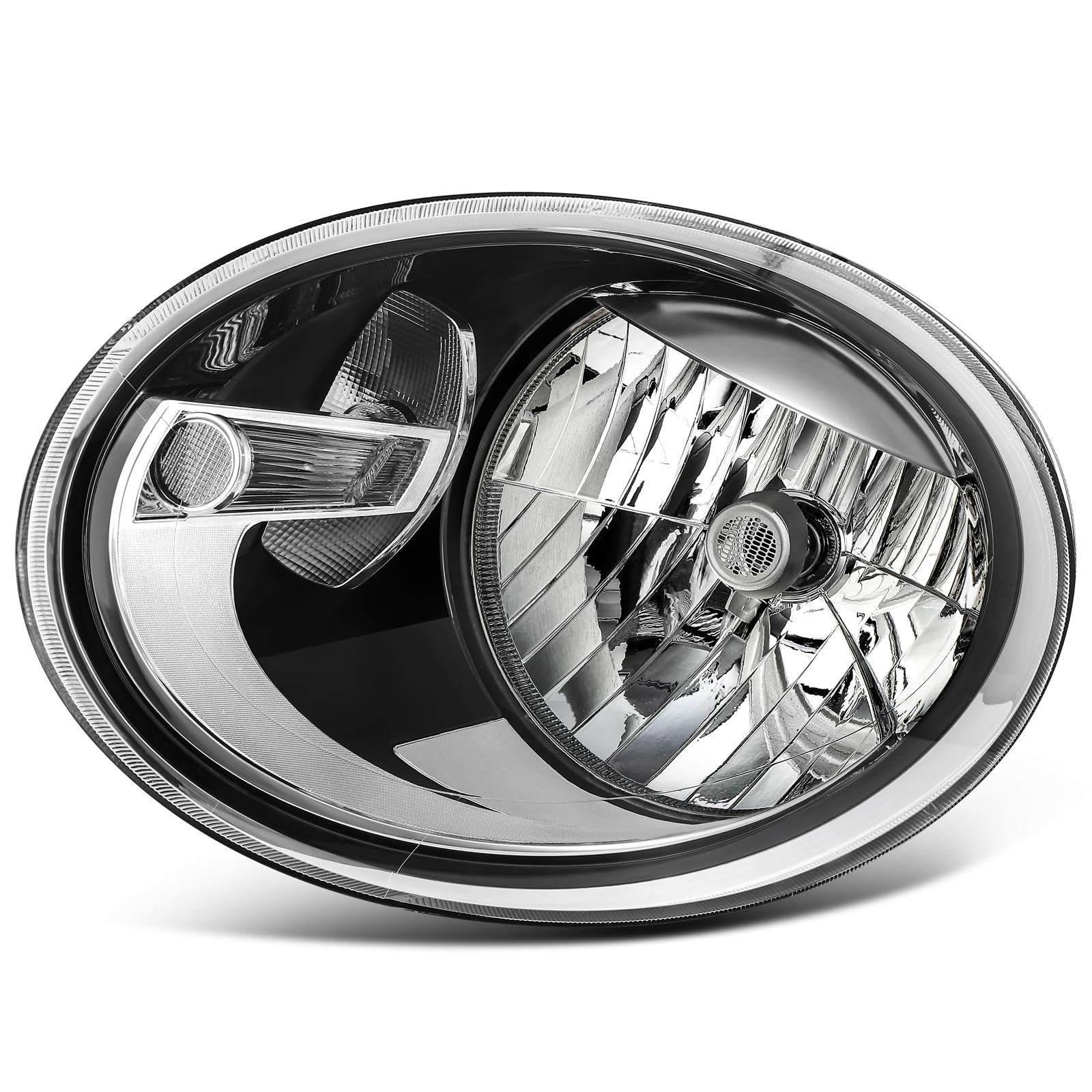 LBRST Headlight assembly Fit for Volkswagen BEETLE 2012-2019 Clear Lens Driver Side 5C1941005
