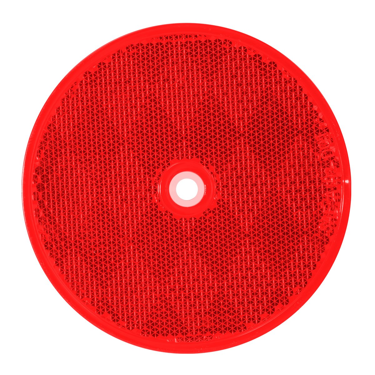 Gg Grand General 80824 Round Red 3-1/4    Reflector With Center Mounting Hole For Trucks, Towing, Trailers, Rvs And Buses, 1 Pac