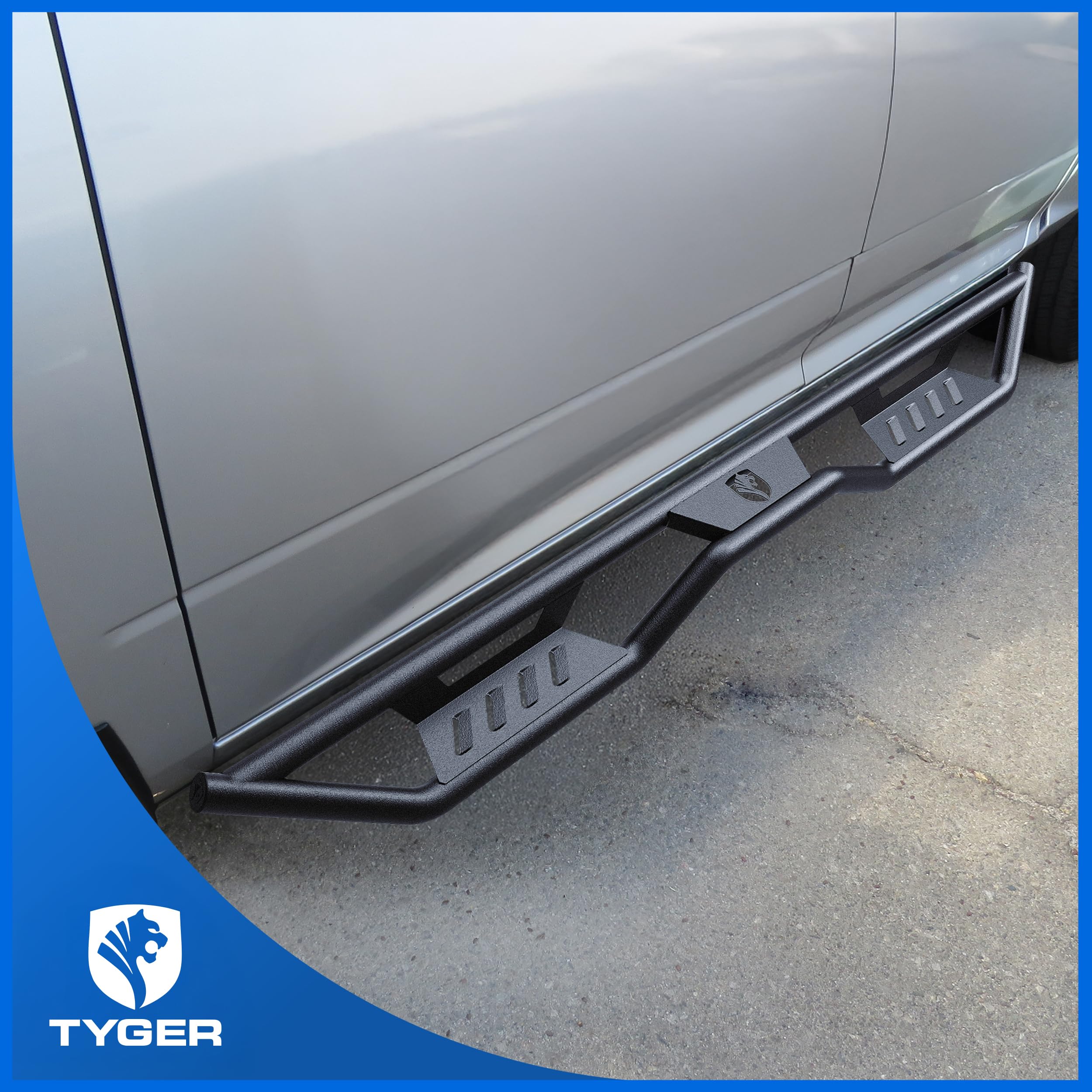 Tyger Auto Tyger Kobra Running Boards Compatible With 2019-2025 Ram 1500 (Not Fit 19-24 Classic) | Crew Cab | Tg-Kb2D25004 | Tex