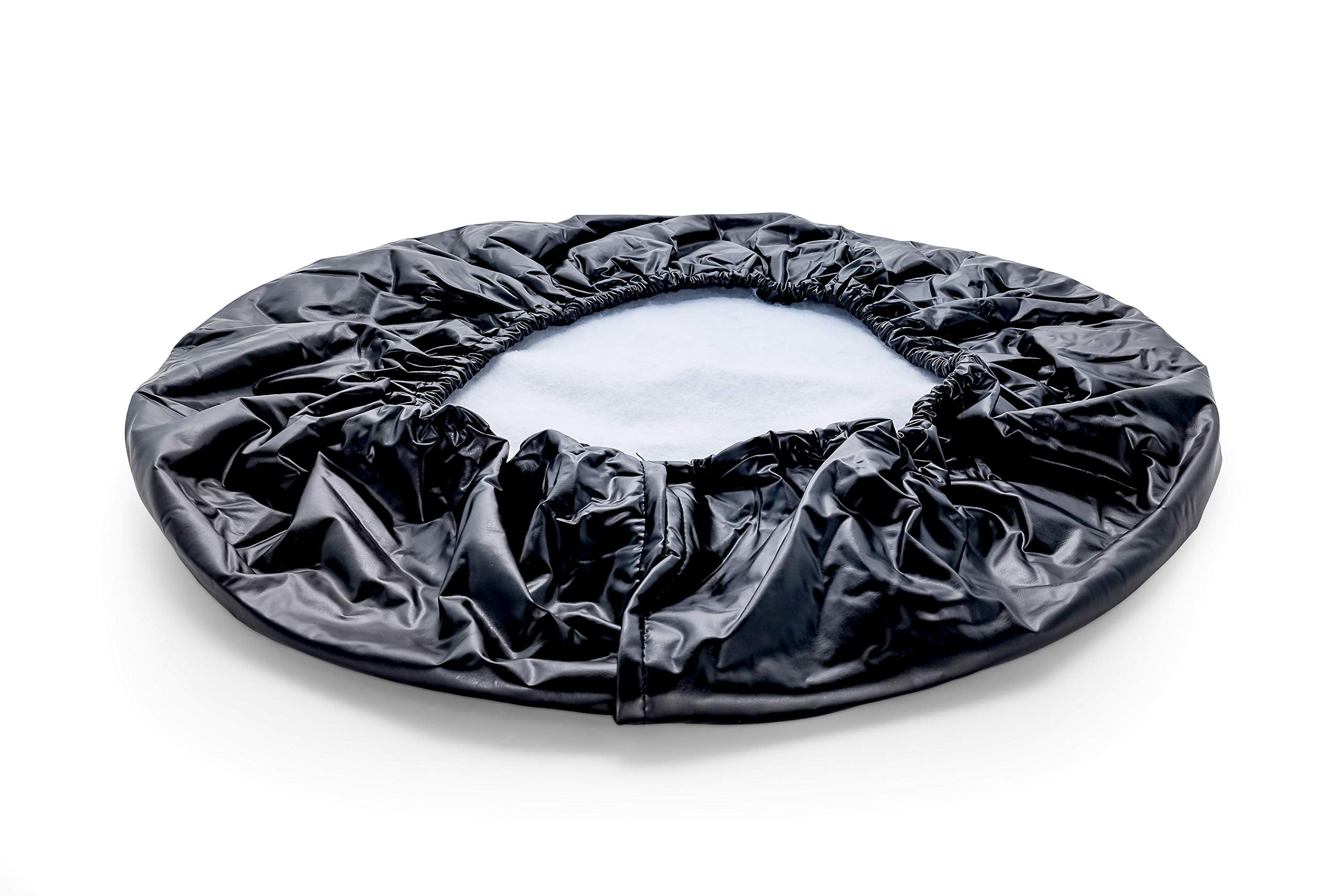 Camco Life Is Better At Campsite 27 Vinyl Cover With Elastic Hem-Durable Design Keeps Dirt, Rain, And Sun Away From Your Spare Tire (53292)