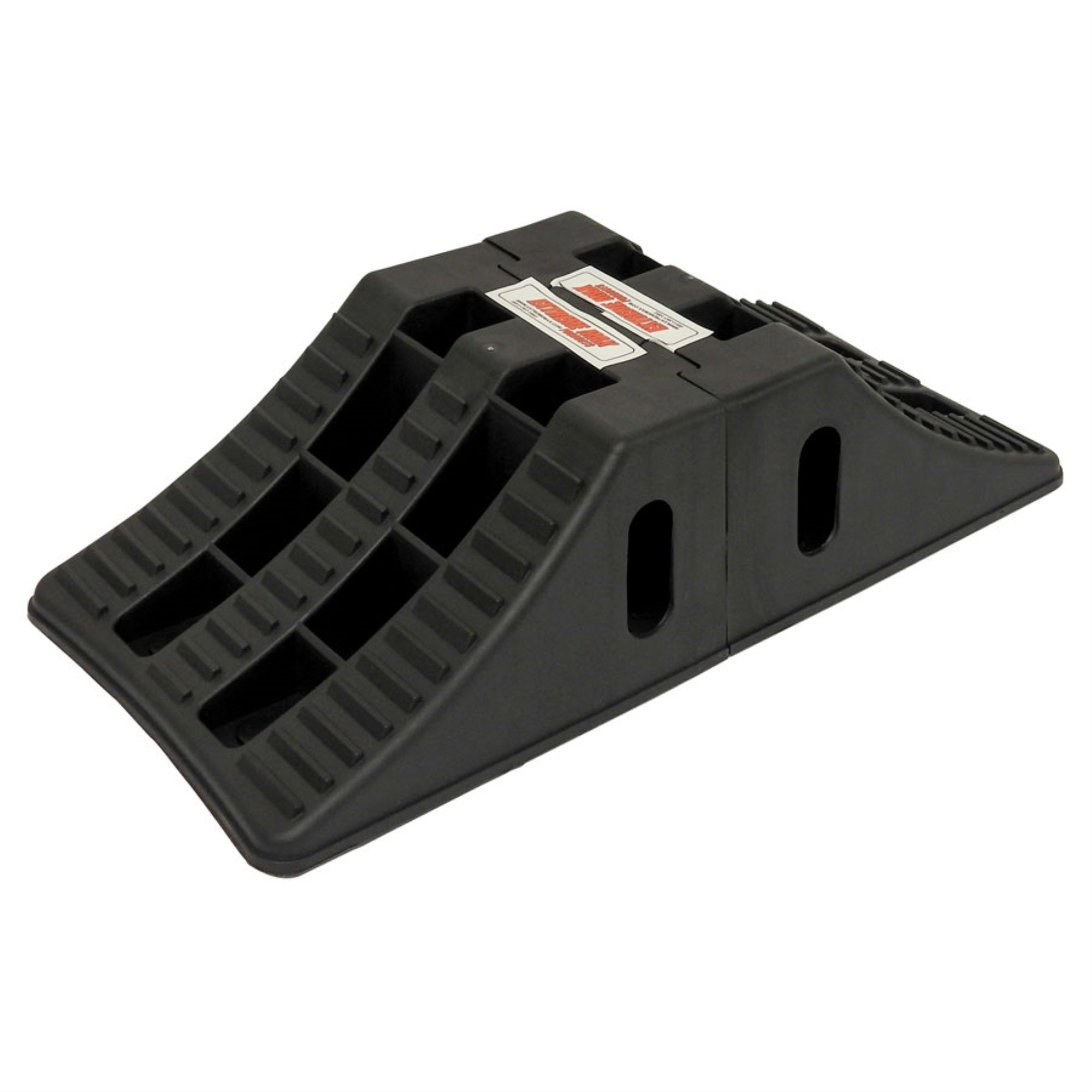 Extreme Max 5800.5852 HeavyDuty Interlocking Wheel Chock for Tandem Axle Trailers and RVs  9.2 x 8.2 x 4.7, Pair
