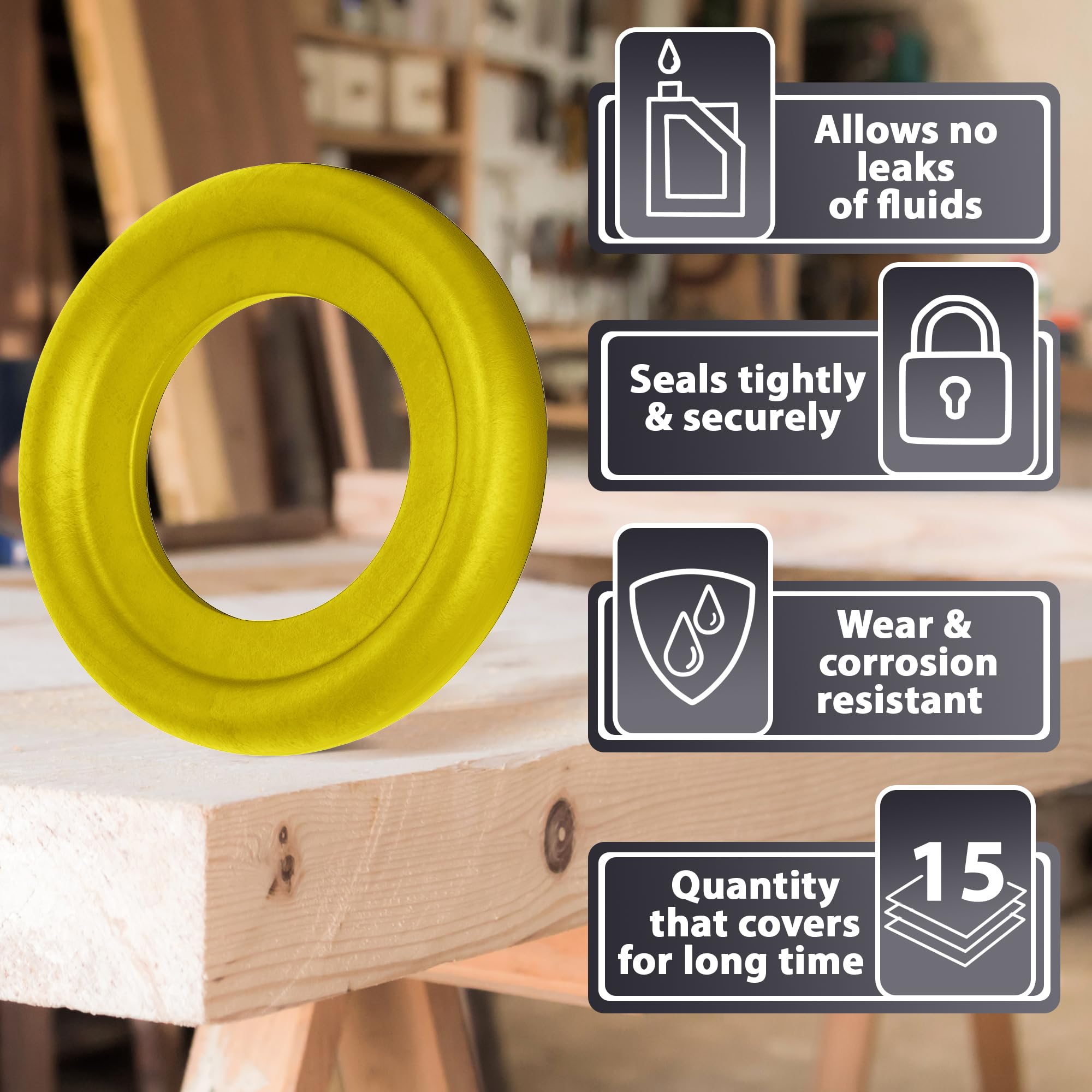 270Pcs Oil Drain Plug Crush Washer Gasket Seal Assortment - 6Mm 8Mm 10Mm 12Mm 14Mm 16Mm 18Mm 20Mm 22Mm 24Mm - Universal Fit 270