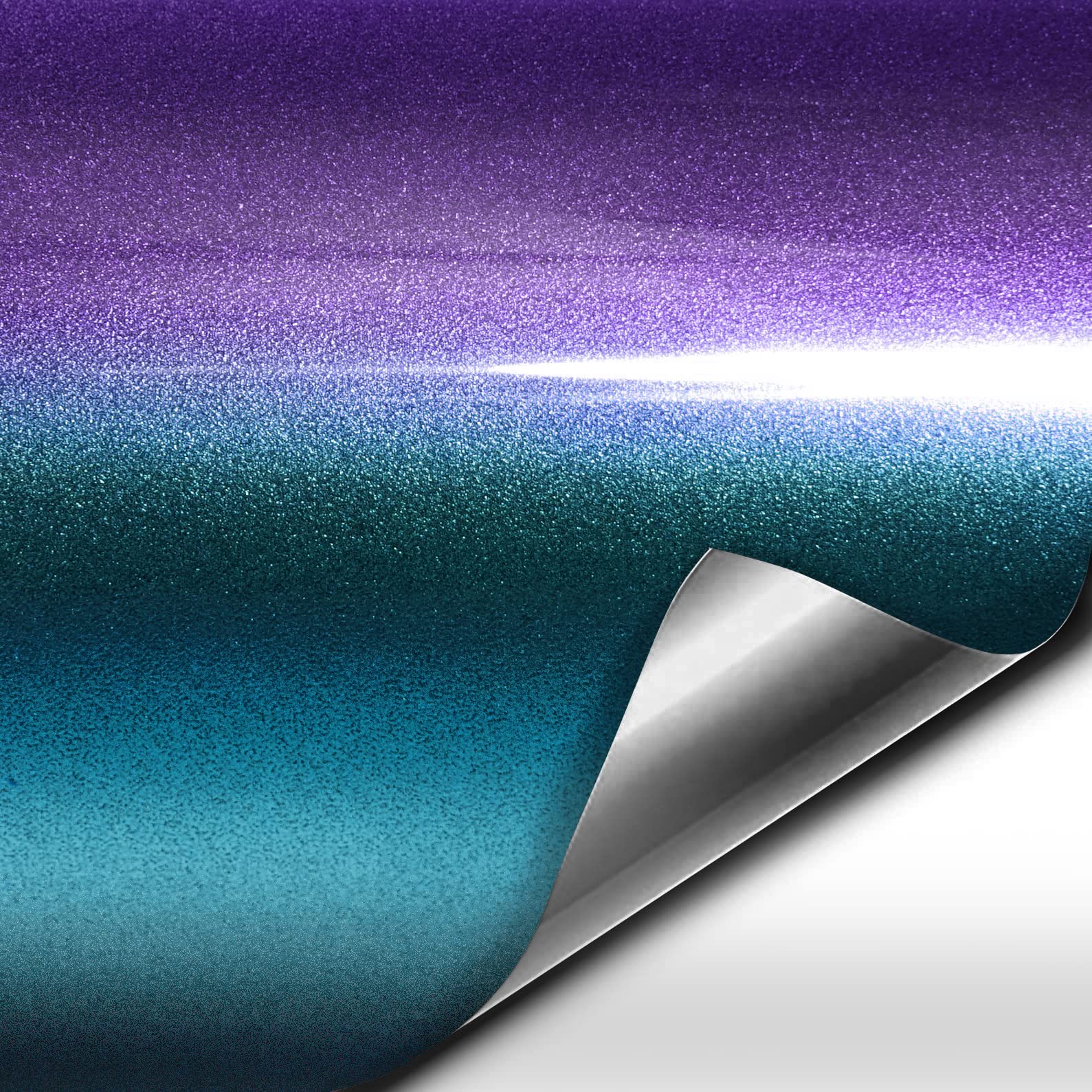 VViViD+ Gloss Metallic Chameleon Blue to Purple Color-Shift (10ft x 5ft) with Air Release