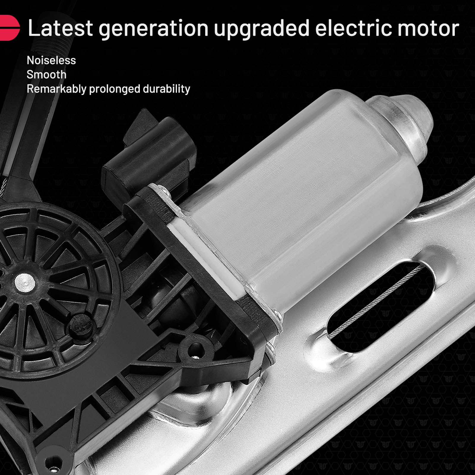 BDFHYK 751-739 Power Window Regulator with Motor Front Left Compatible with Chevy Cruze 2012-2015, Compatible with Chevy Cruze L