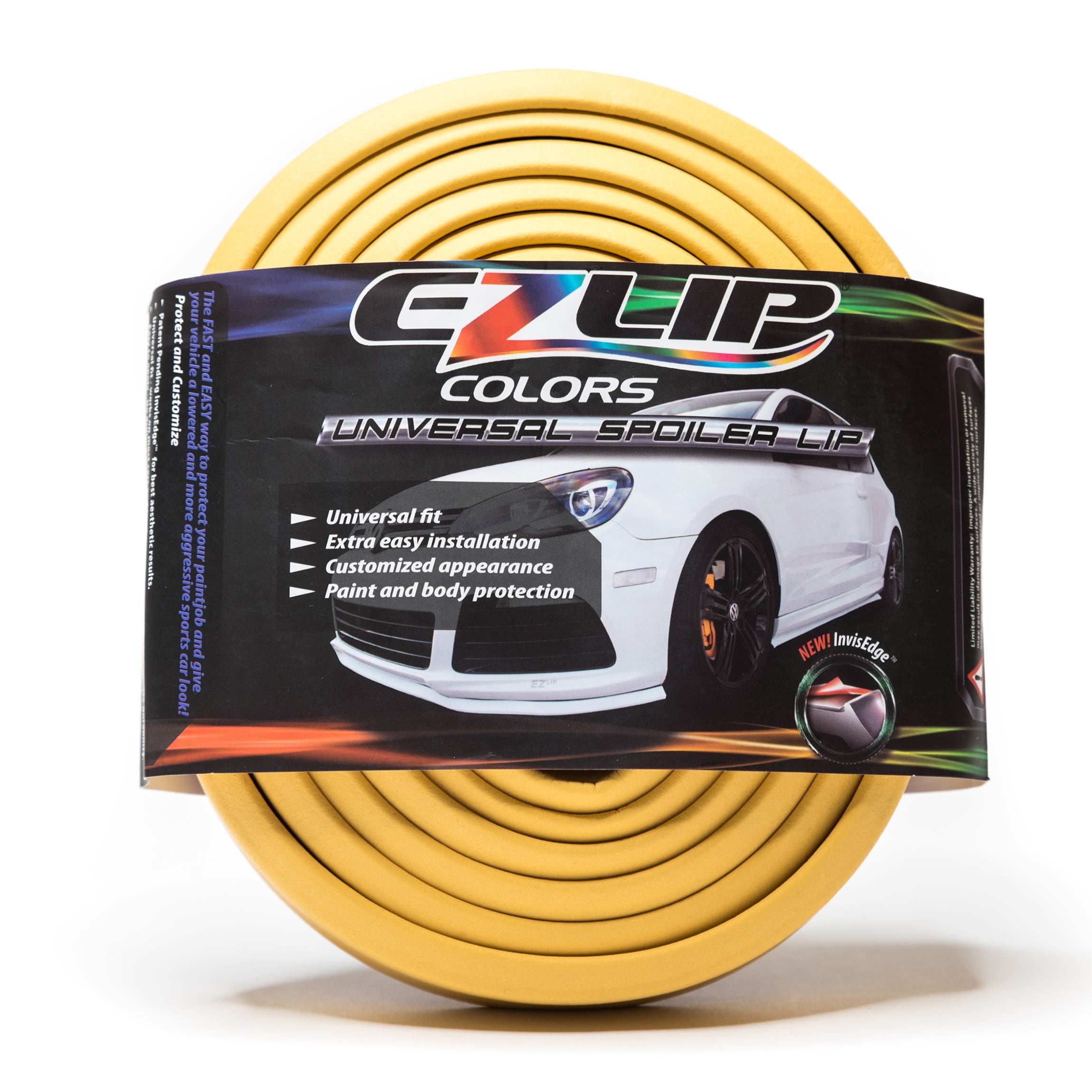 Ez Lip Colors - The Original Universal Fit 1-Inch Lip Spoiler (Yellow)