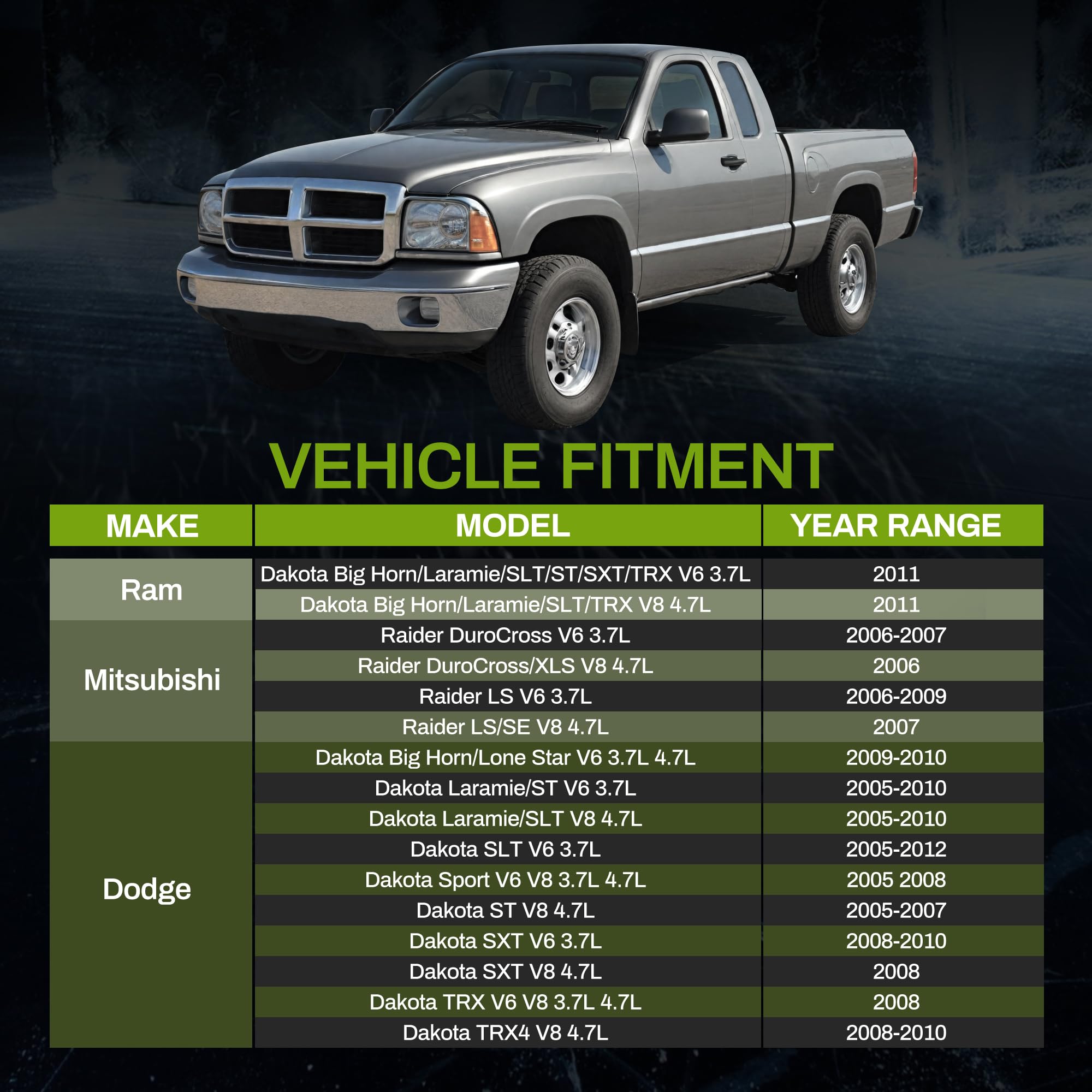 Autosaver88 Radiator Compatible With Dodge Dakota Mitsubishi Raider Ram Dakota 3.7 V6 4.7 V8 Atrd1057