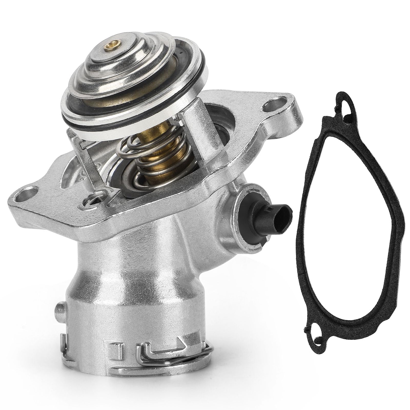 Upgrade Aluminium Thermostat Housing Assembly W/Sensors for Mercedes-Benz C230 C250 C280 C350 E280 E300 E350 ML350 ML450 R350 S4