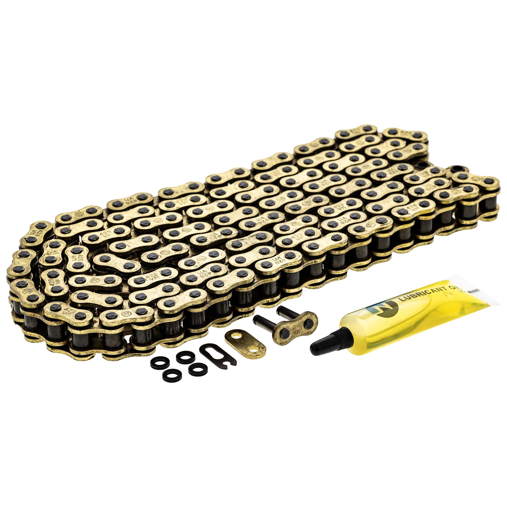 Niche Gold 428 X-Ring Chain 138 Links With Connecting Master Link