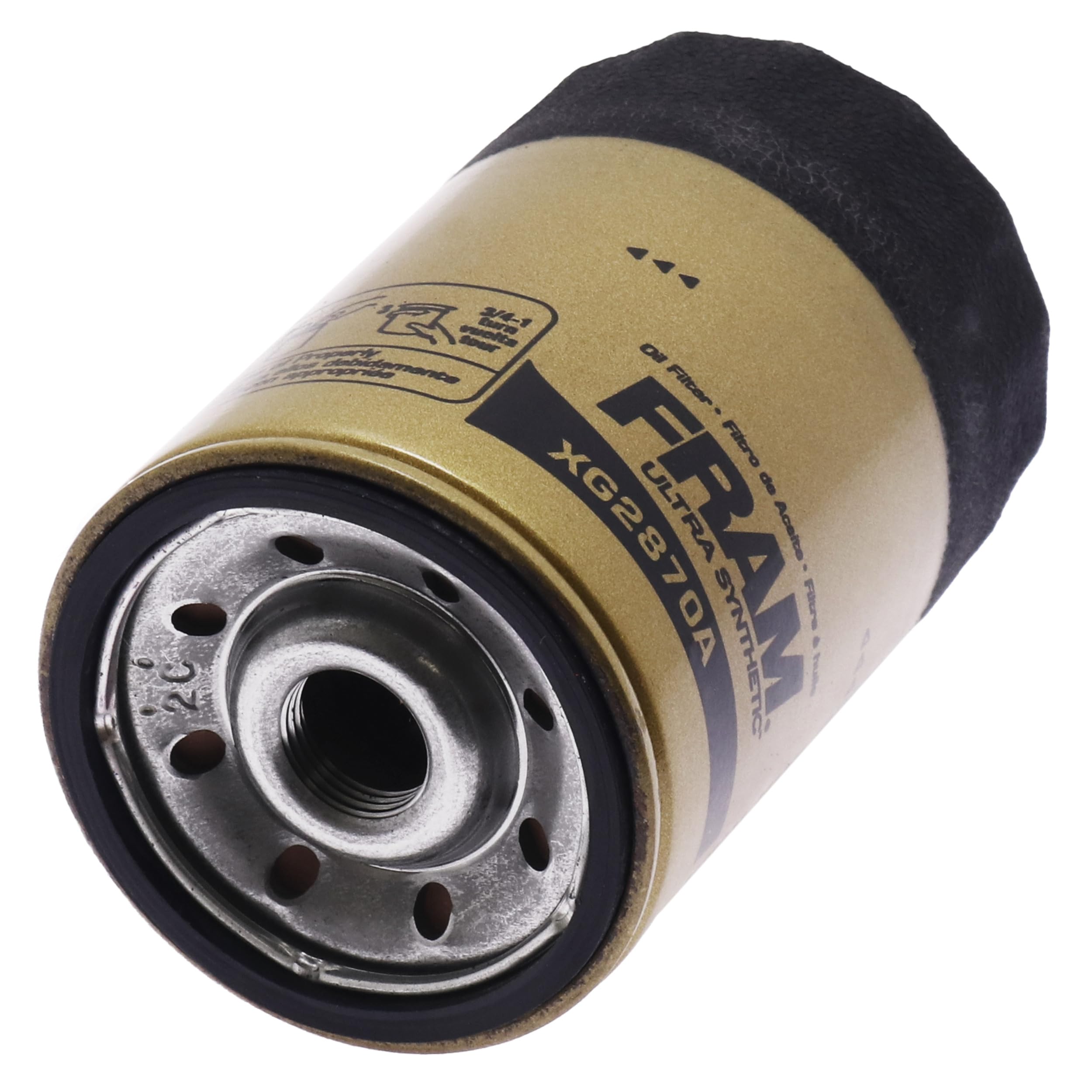 FRAM Ultra Synthetic Automotive Replacement Oil Filter, Designed for Synthetic Oil Changes Lasting up to 20k Miles, XG2870A with