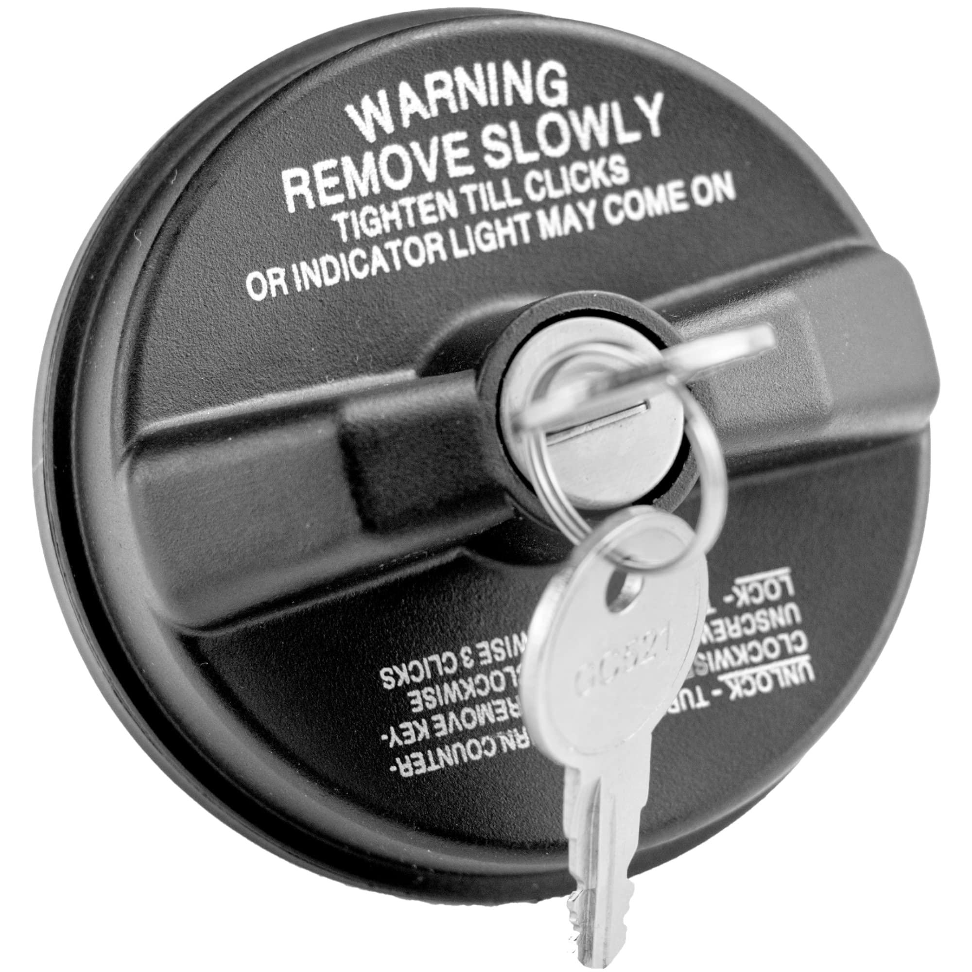 Locking Gas Cap, Lock Fuel Cap For Toyota 4Runner,Camry,Corolla,Tundra,Tacoma,Rav4,Highlander,Avalon,Sequoia,Prius & Honda Civic