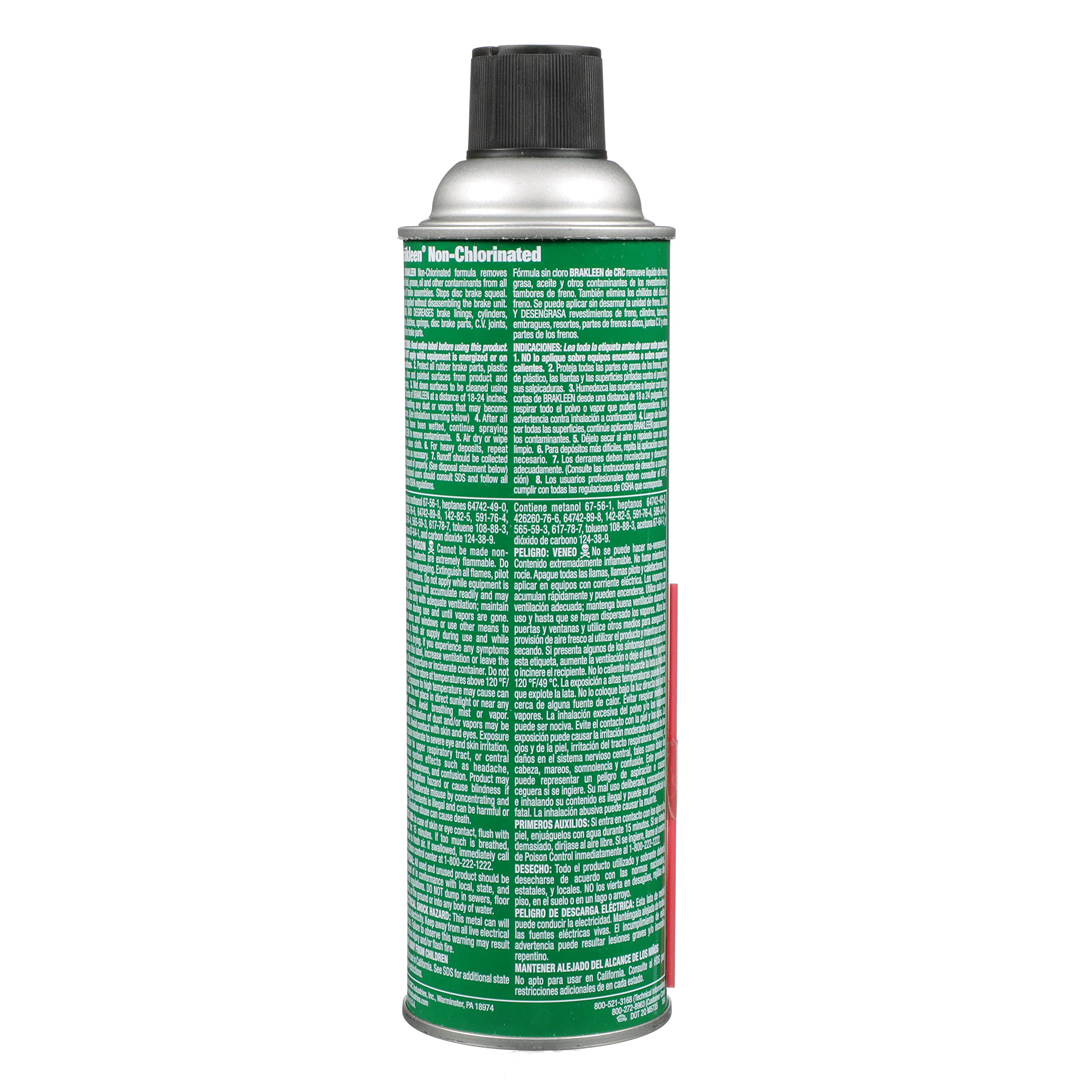 Crc 05088 Brakleen Non-Chlorinated Brake Parts Cleaner - 14 Wt Oz.