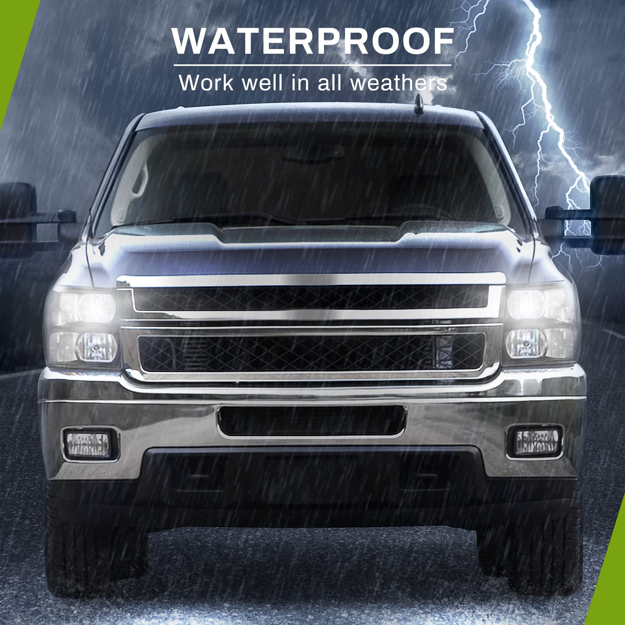 Autosaver88 Headlight Assembly Compatible With 2007-2013 Chevy Silverado 1500/2007-2014 Silverado 2500Hd 3500Hd Models Only Head