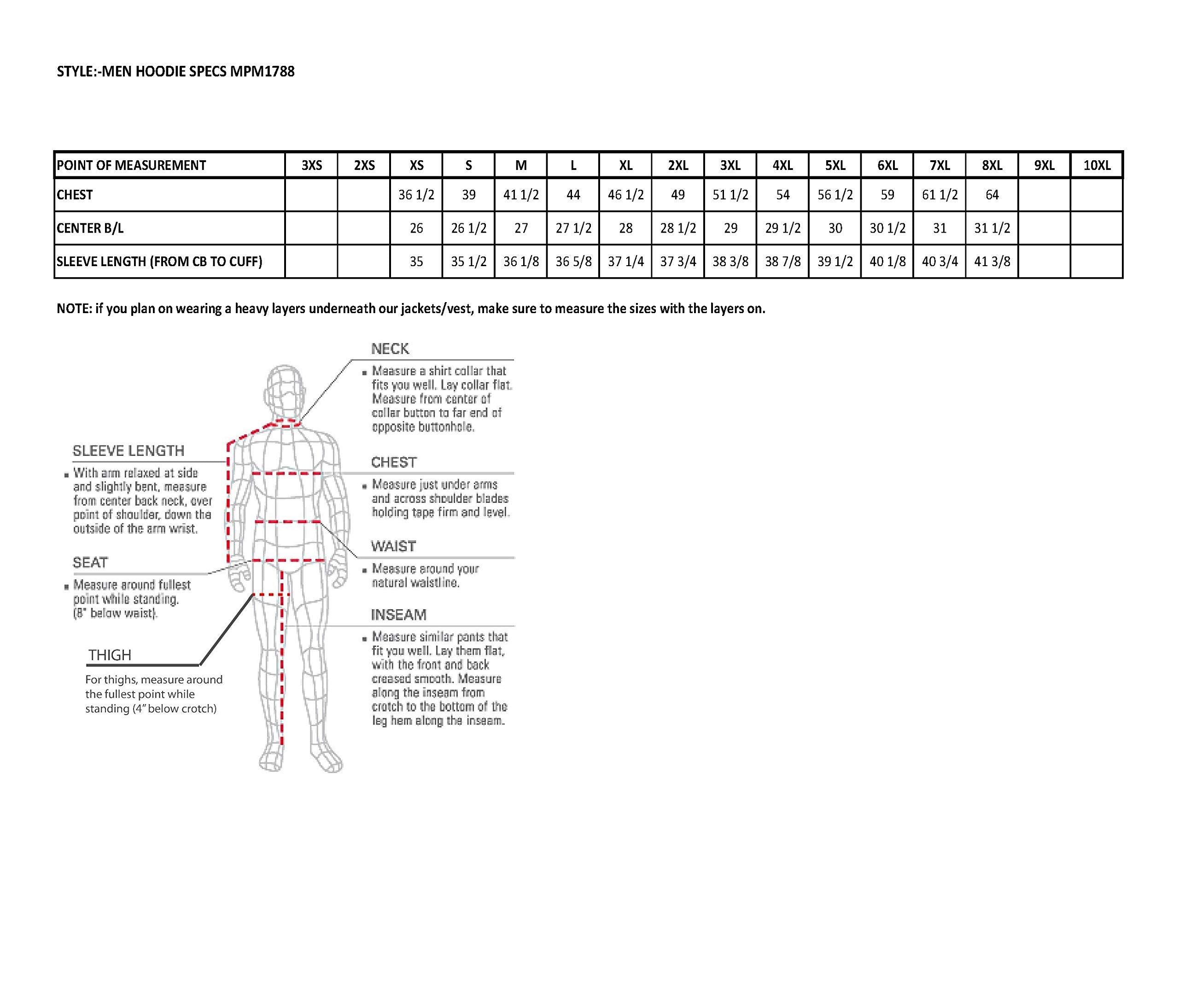 Milwaukee Leather Mpm1788 Men'S Black Ce Approved Armored Riding Hoodie Sweater With Aramid By Dupont Fibers - X-Large