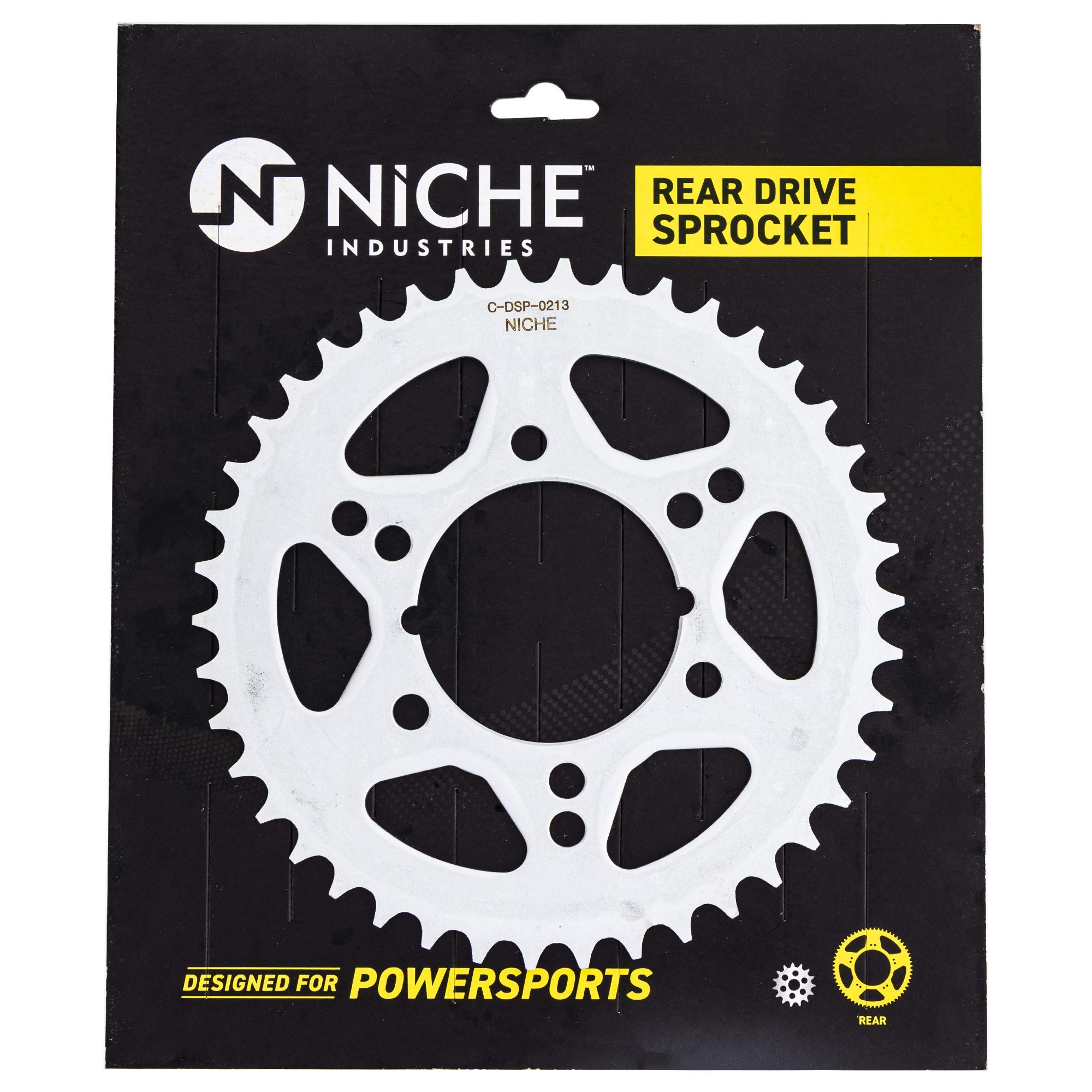 Niche Drive Sprocket Chain Combo For Polaris Trail Boss Blazer 250 Front 12 Rear 42 Tooth 520V-X X-Ring 88 Links