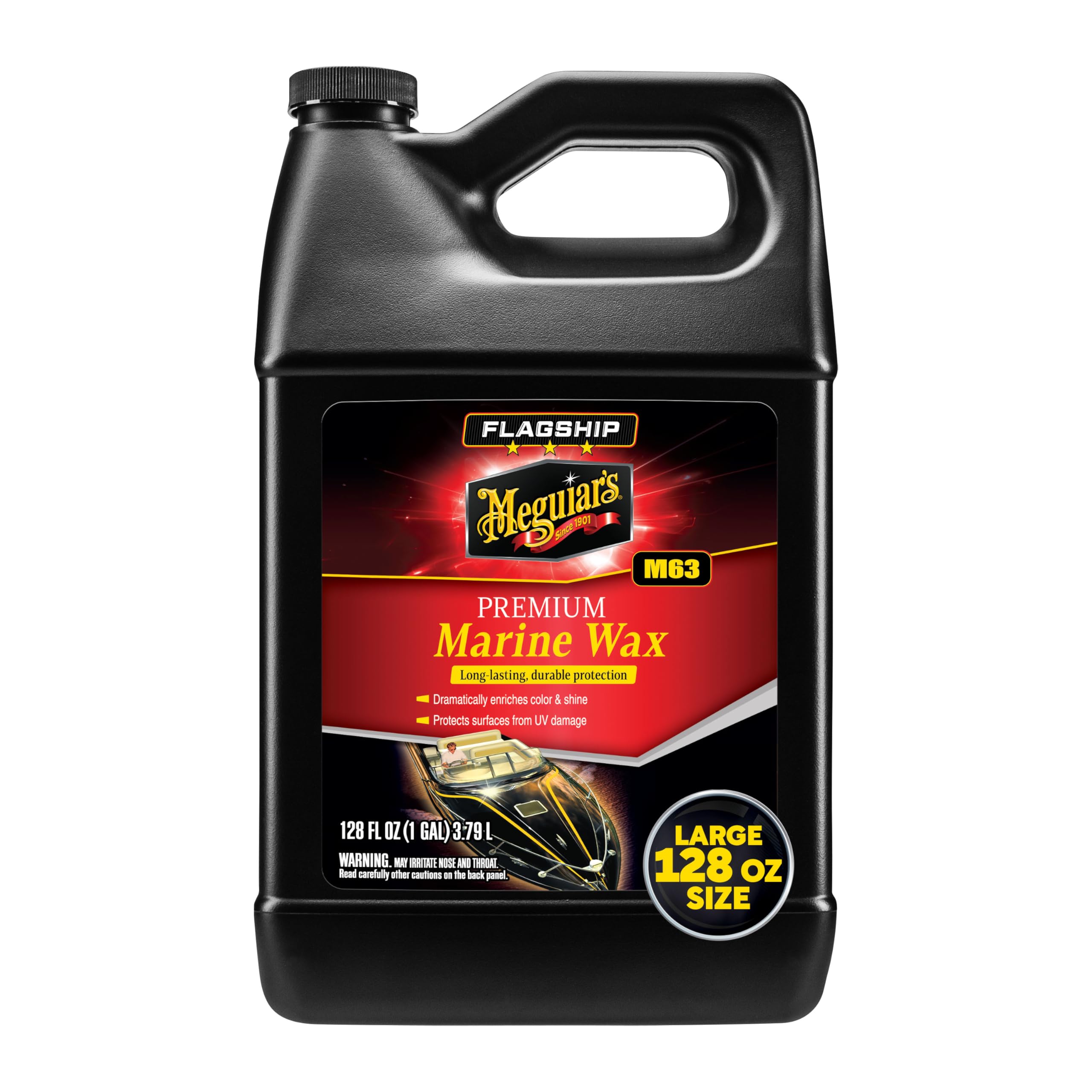 Meguiar'S M6301 Flagship Premium Marine Wax, 1 Gallon (Packaging May Vary)