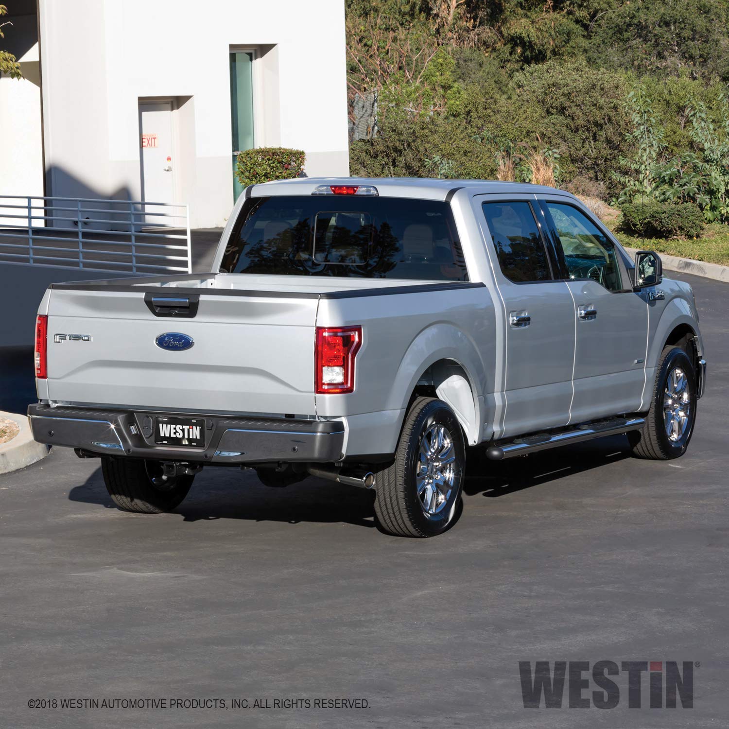 Westin 22-2055 Premier Oval Nerf Bar Mount Kit Fits 2015-2024 F150 2017-2024 F250 F350 Super Duty Black Pair