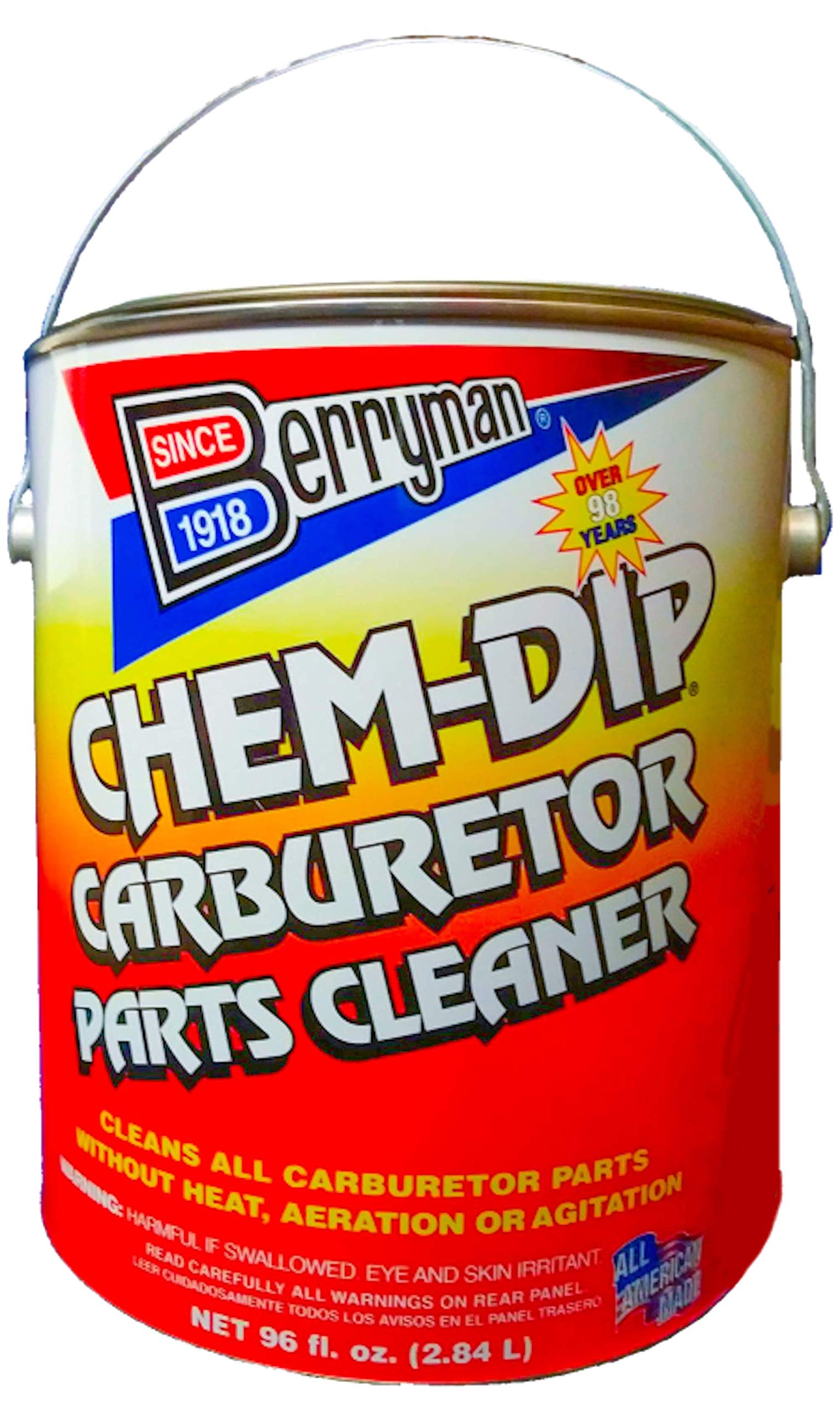 Berryman Chem-Dip Carburetor Cleaner, 0.75 Gallon, Model 996, 96 Fl Oz