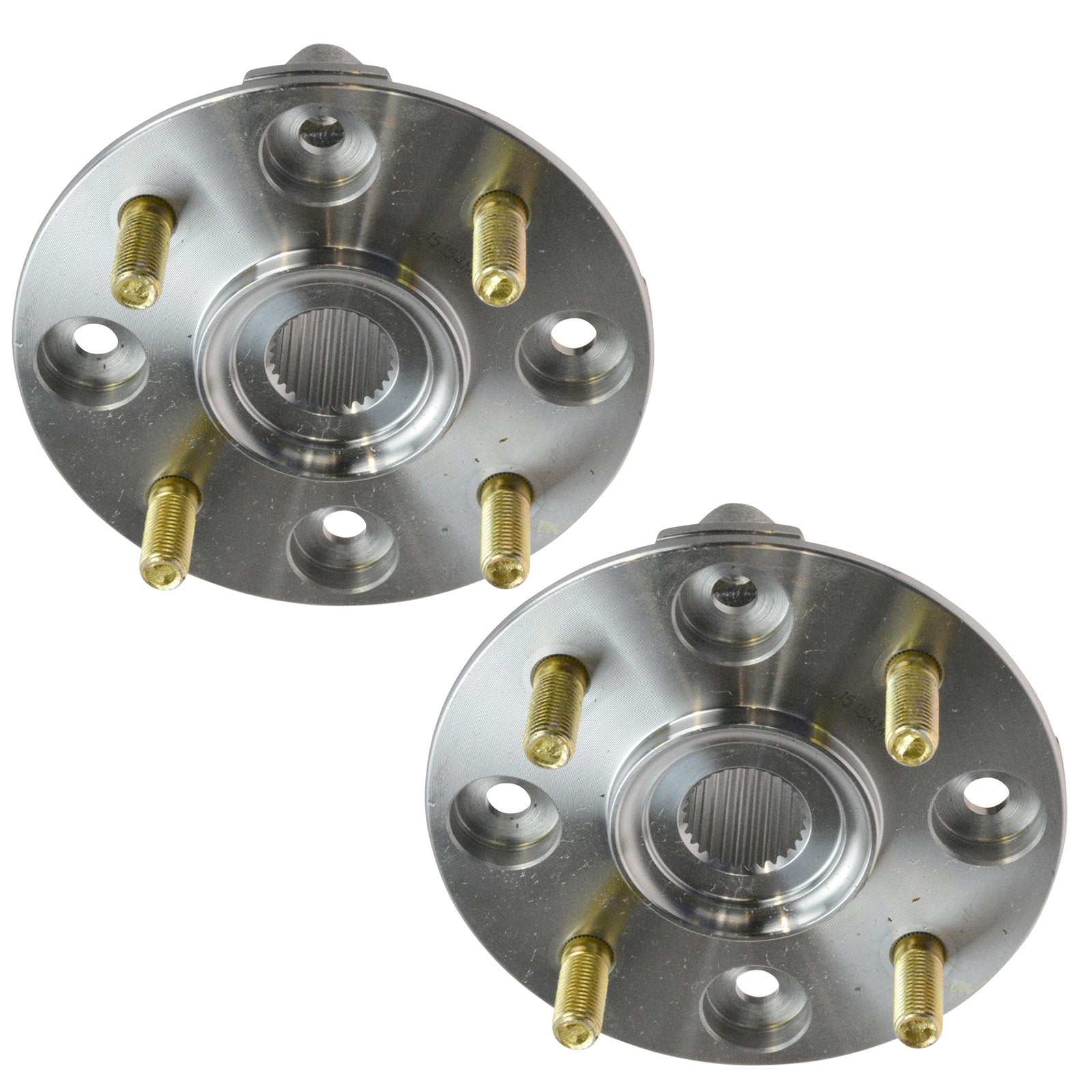 Trq Front Wheel Hub Bearings Assembly Set Compatible With 1997 Acura Cl 1990-1997 Honda Accord