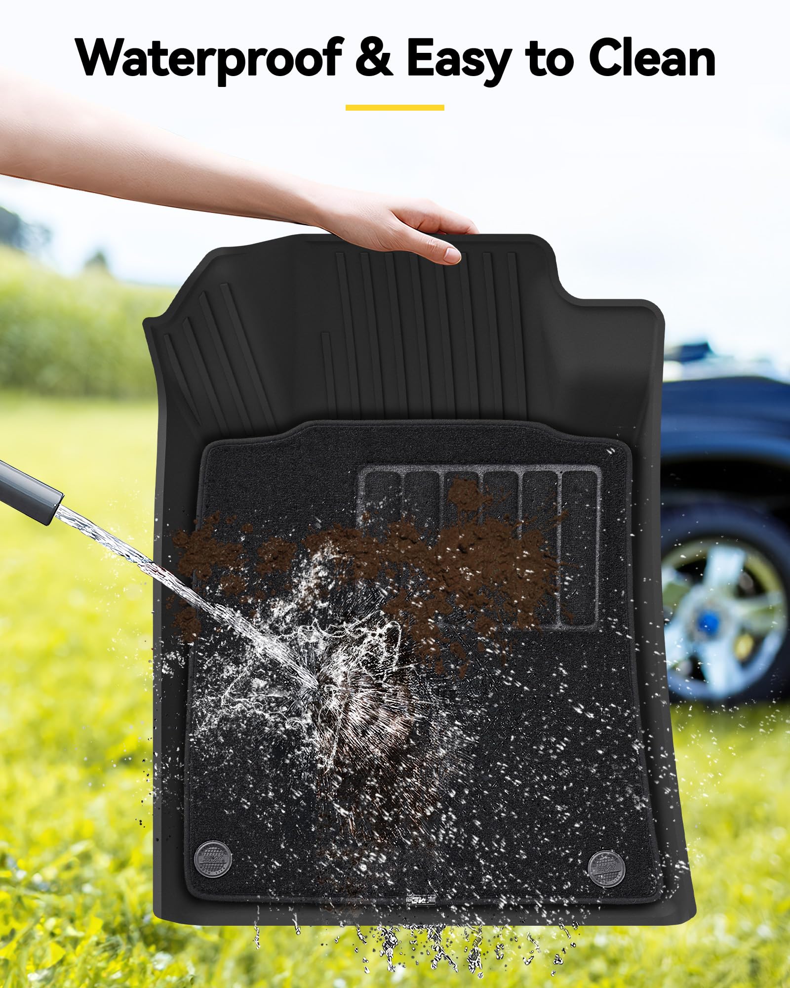 3W Floor Mats & Carpets Compatible For Nissan Altima 2019-2024 2025, Tpe All Weather Accessories Custom Fit Floor Liner For Niss